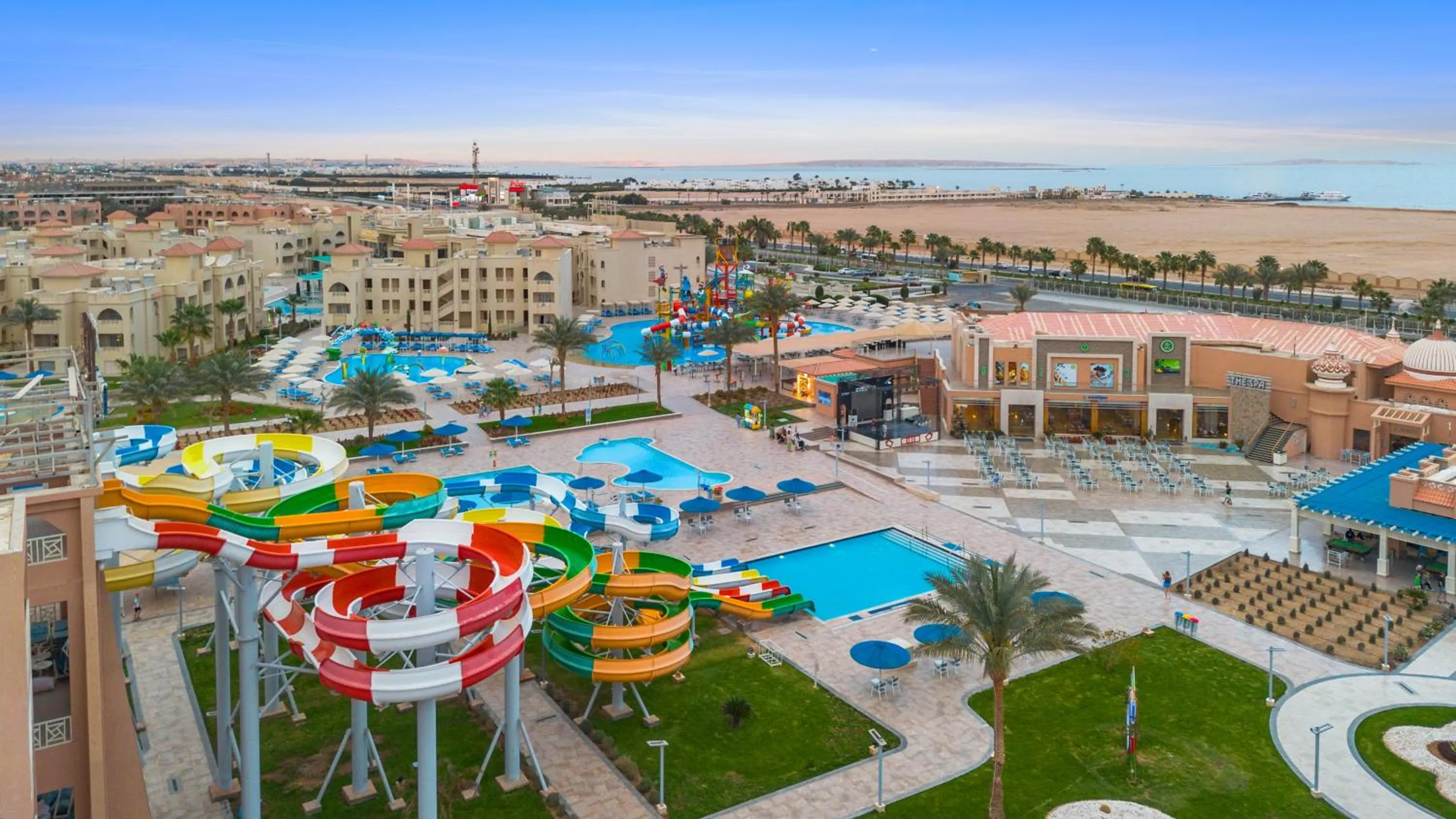 Bird's eye view in Pickalbatros Aqua Park Resort - Hurghada