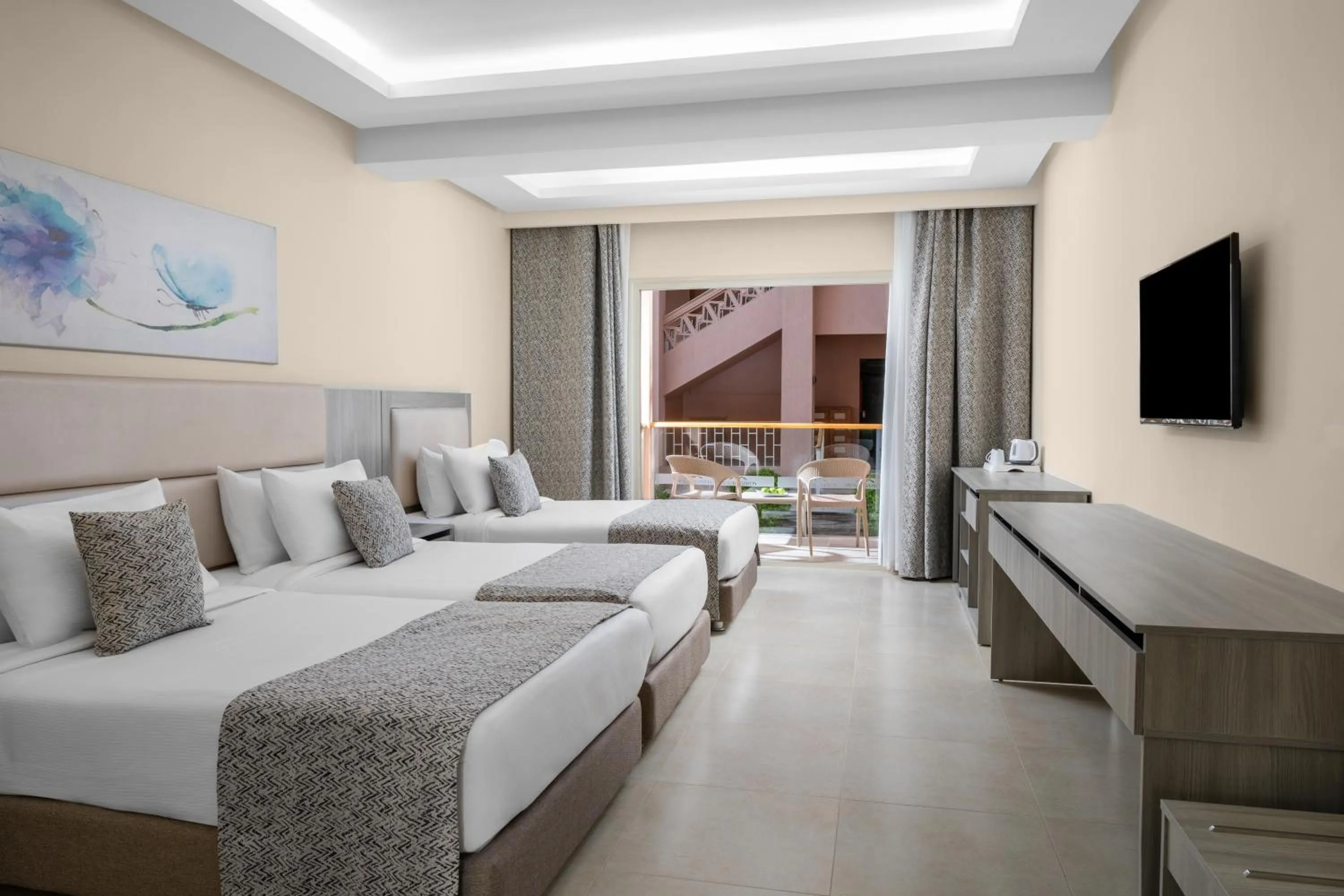 Bed in Pickalbatros Aqua Park Resort - Hurghada