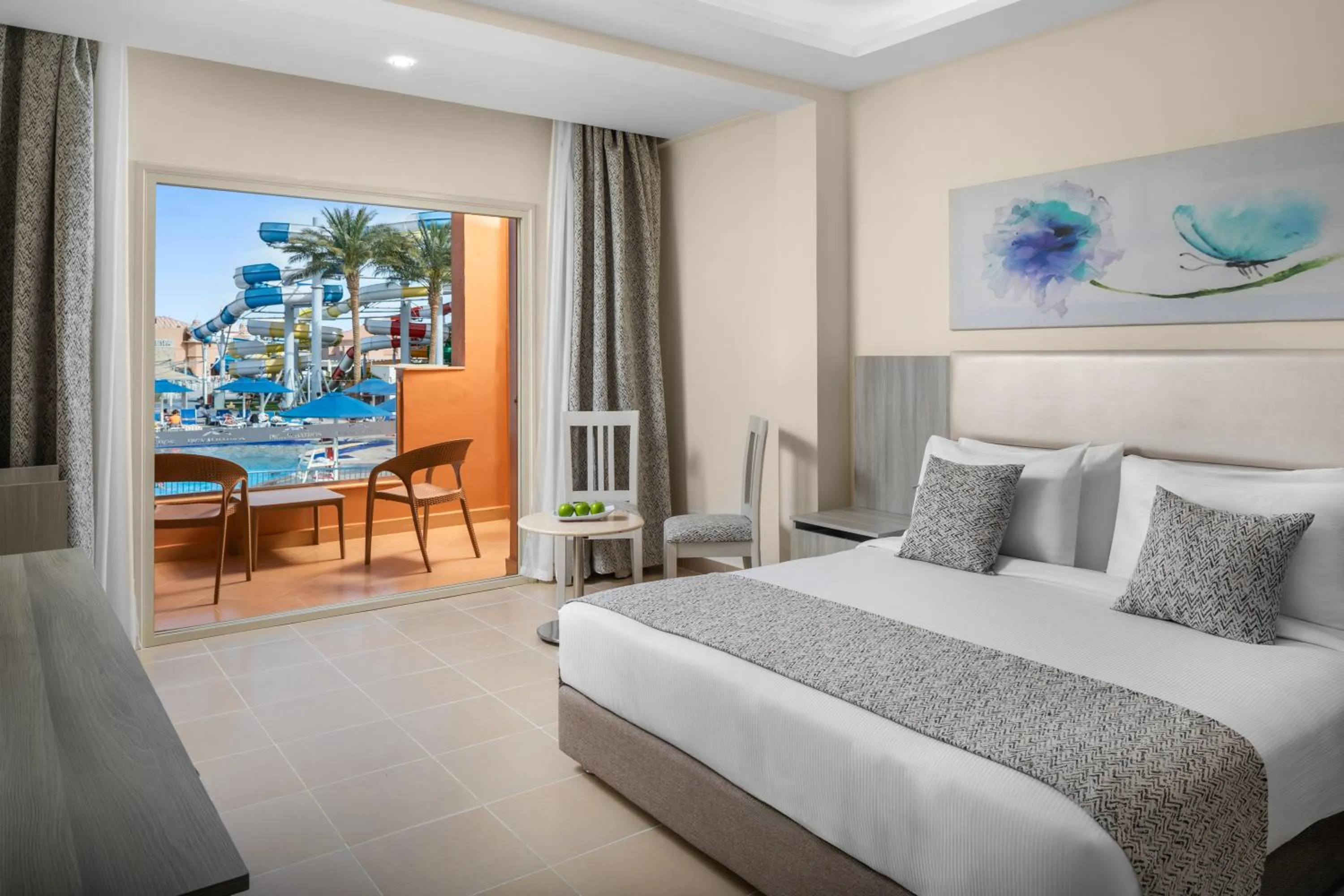 Bed in Pickalbatros Aqua Park Resort - Hurghada