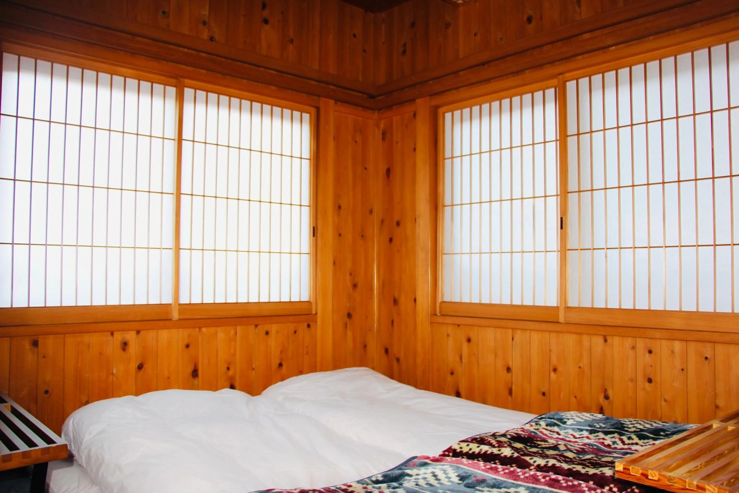 Bed in Kougetsu Sanso -- Moon Villa in Tokyo