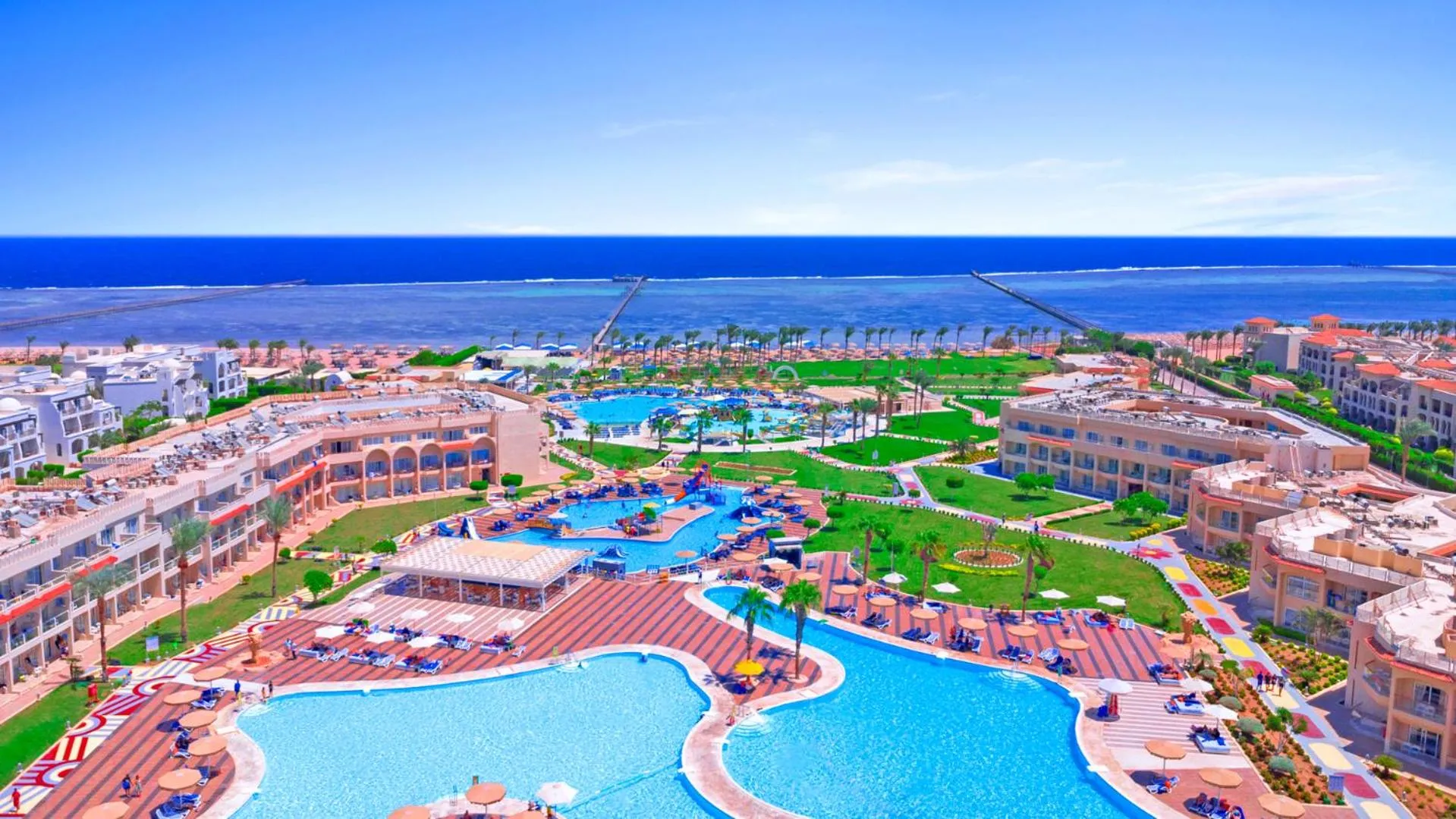 Bird's eye view in Pickalbatros Royal Moderna Sharm "Aqua Park"- All inclusive