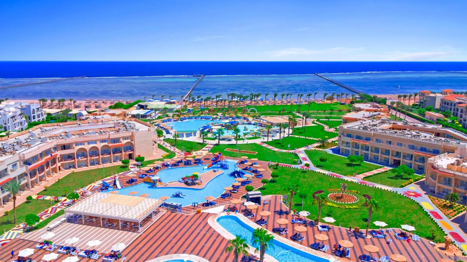Bird's eye view in Pickalbatros Royal Moderna Sharm "Aqua Park"- All inclusive