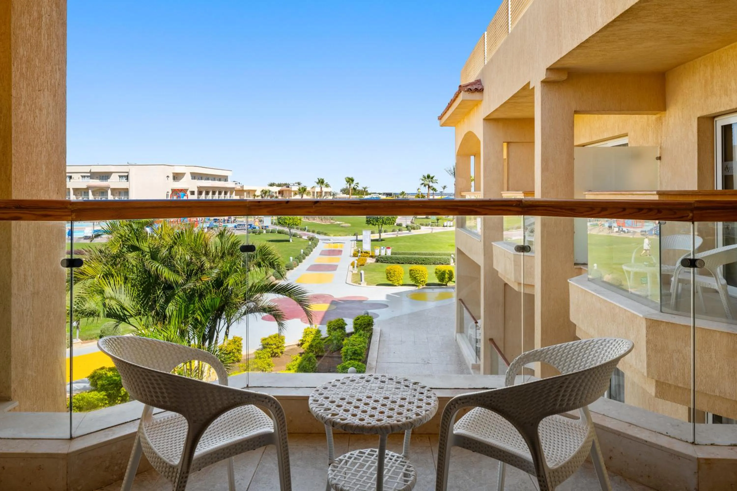 Garden view in Pickalbatros Royal Moderna Sharm "Aqua Park"- All inclusive