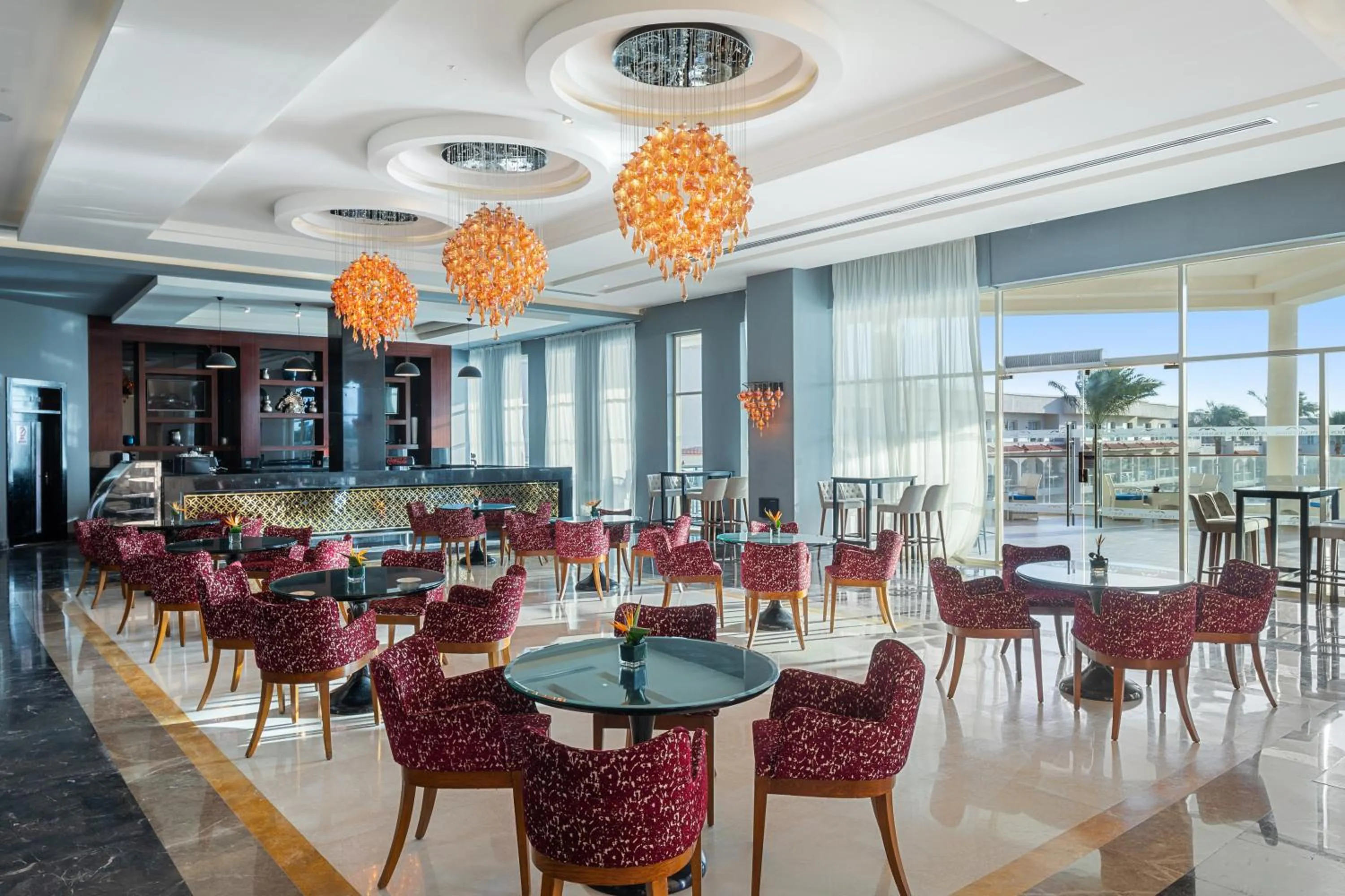 Lounge or bar in Pickalbatros Royal Moderna Sharm "Aqua Park"- All inclusive