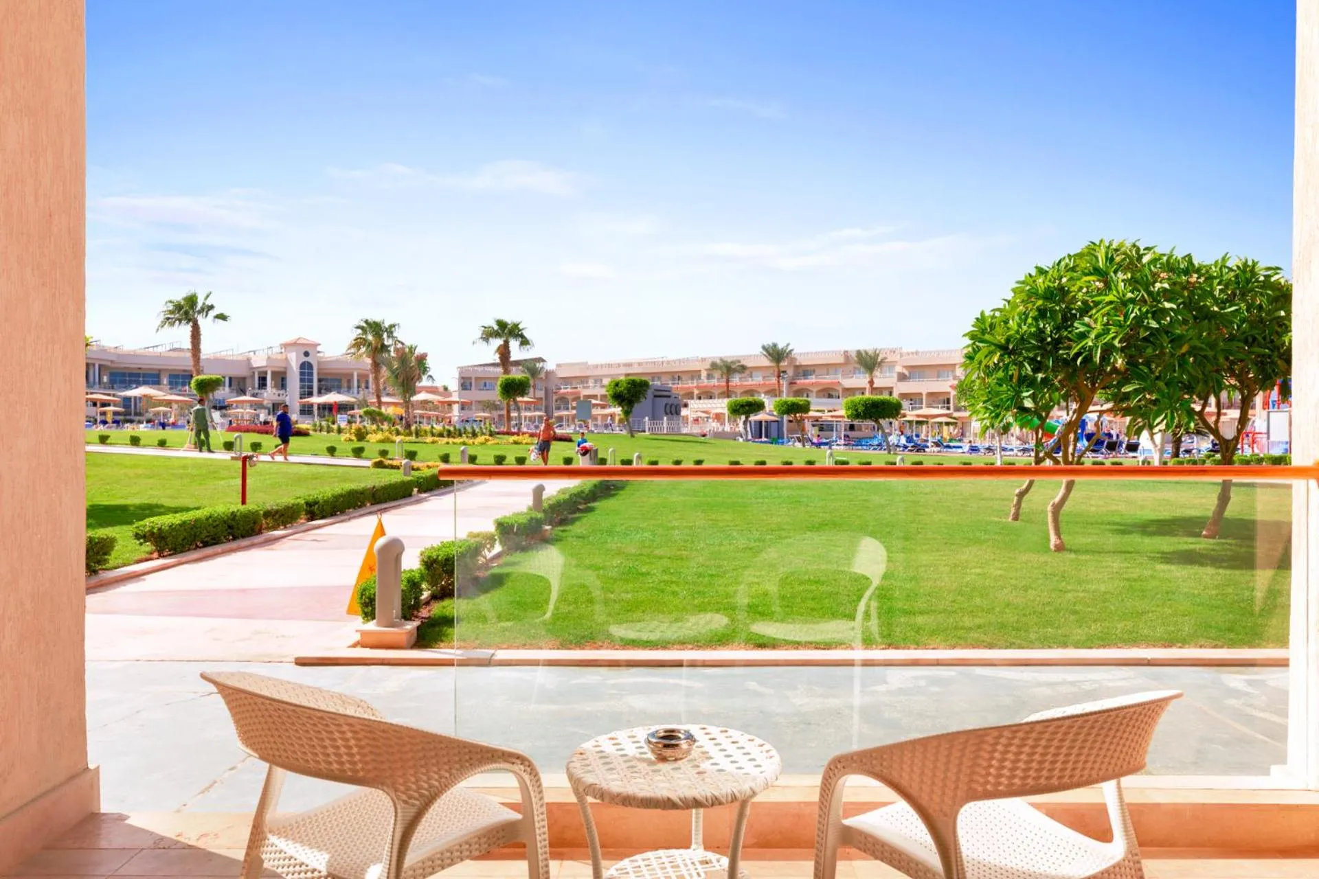 Garden view in Pickalbatros Royal Moderna Sharm "Aqua Park"- All inclusive