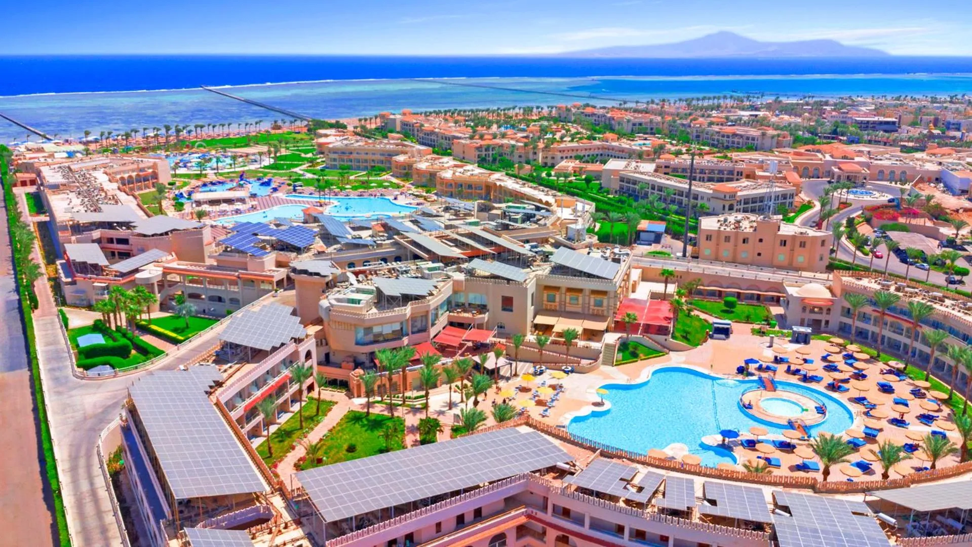 Bird's eye view in Pickalbatros Royal Moderna Sharm "Aqua Park"- All inclusive