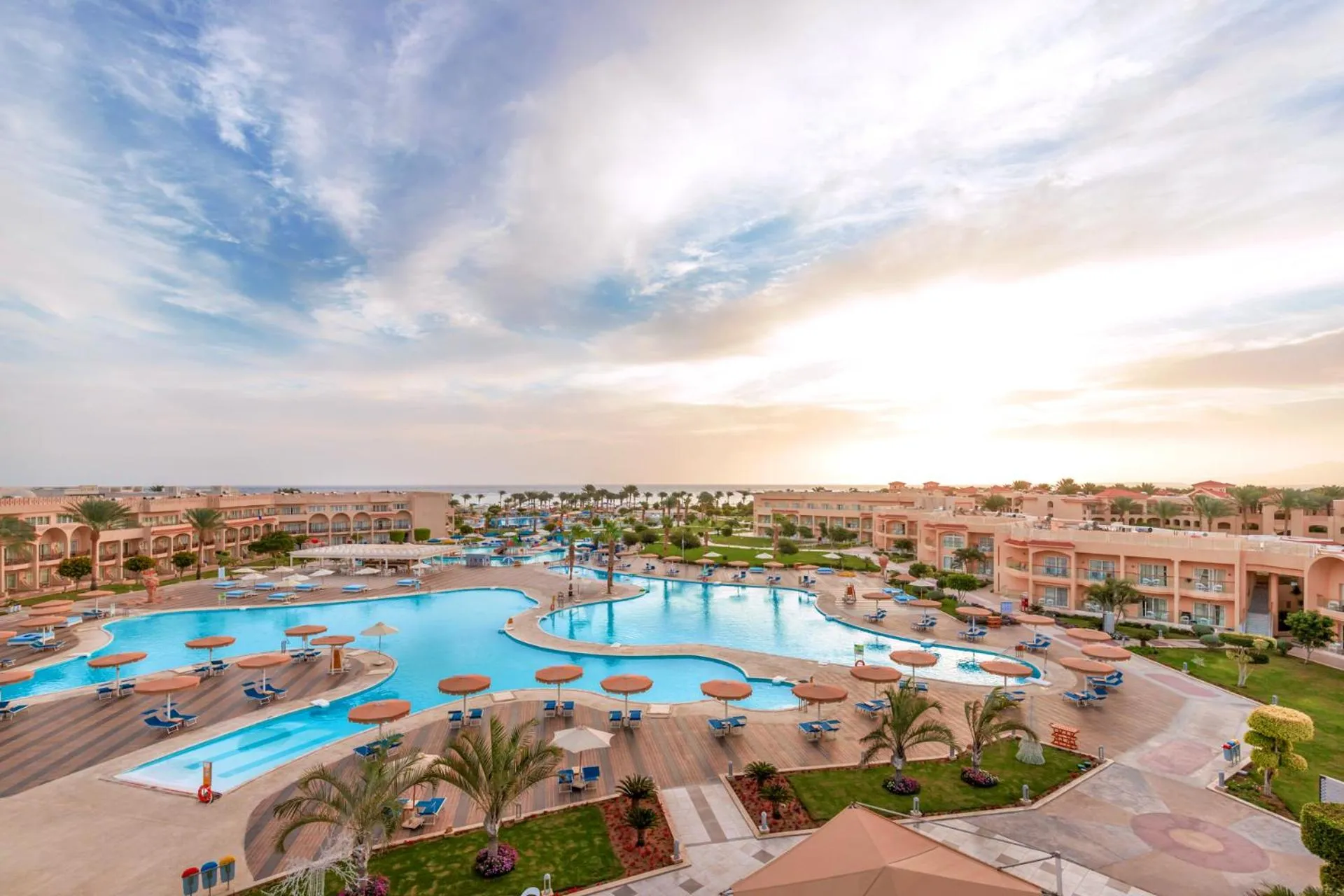 Bird's eye view in Pickalbatros Royal Moderna Sharm "Aqua Park"- All inclusive