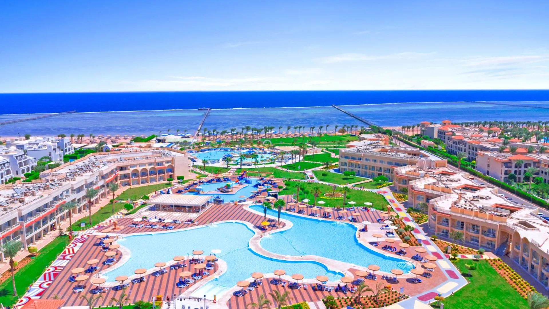 Bird's eye view in Pickalbatros Royal Moderna Sharm "Aqua Park"- All inclusive