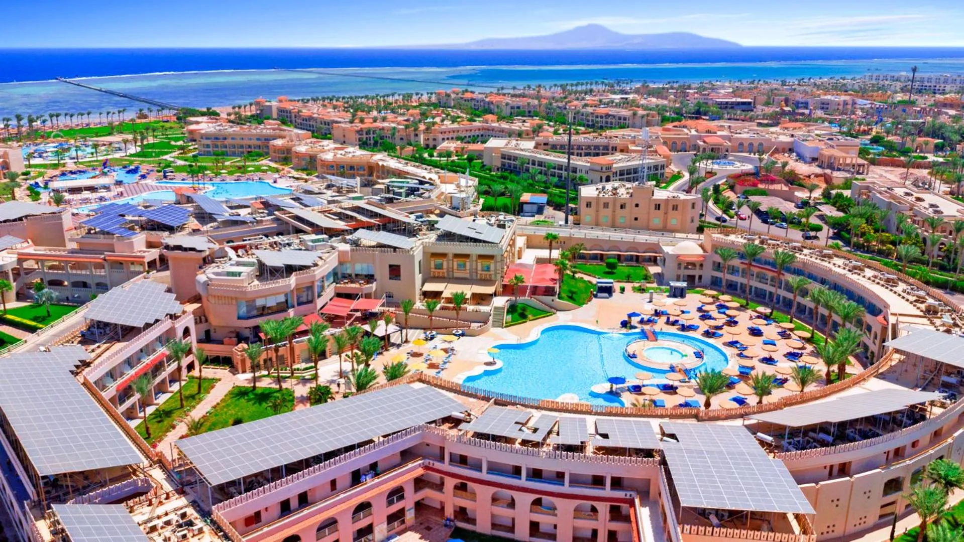 Bird's eye view in Pickalbatros Royal Moderna Sharm "Aqua Park"- All inclusive