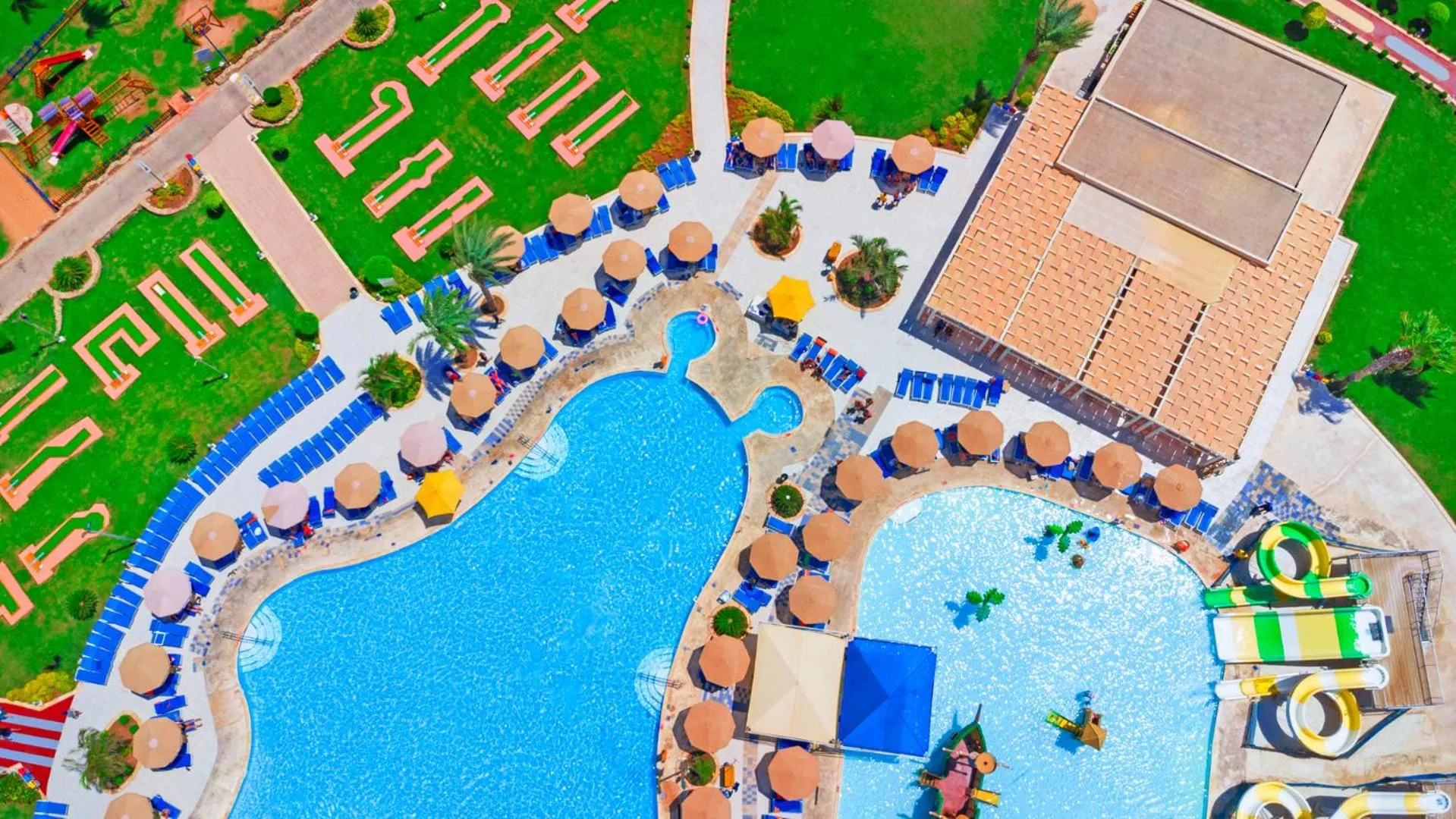 Bird's eye view in Pickalbatros Royal Moderna Sharm "Aqua Park"- All inclusive