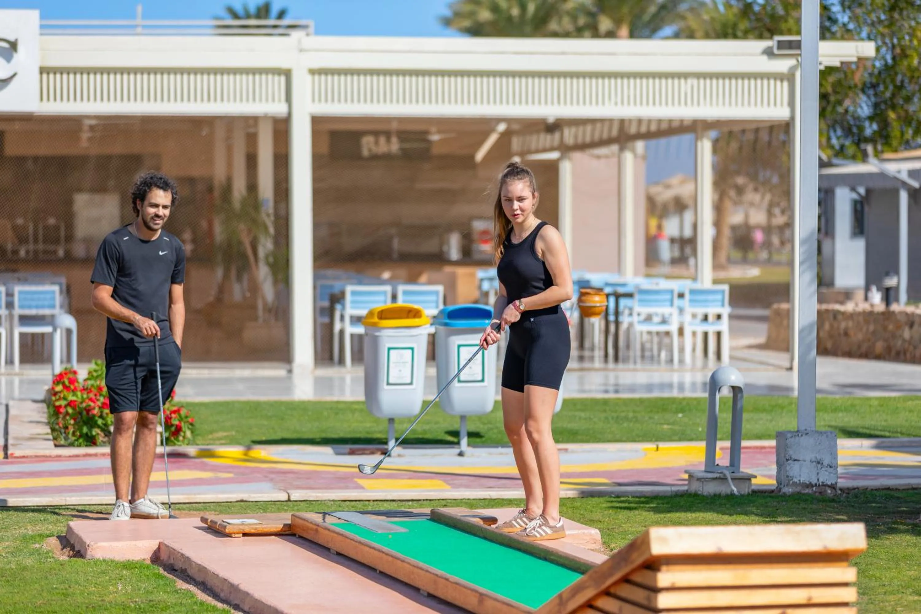 Golfcourse in Pickalbatros Royal Moderna Sharm "Aqua Park"- All inclusive