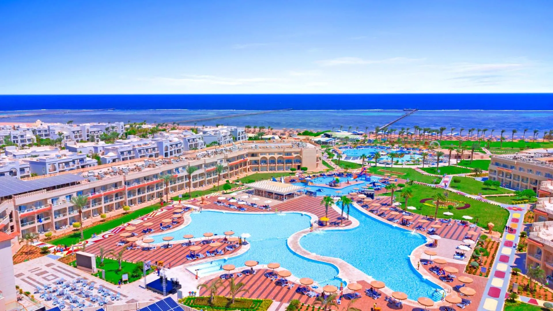 Bird's eye view in Pickalbatros Royal Moderna Sharm "Aqua Park"- All inclusive