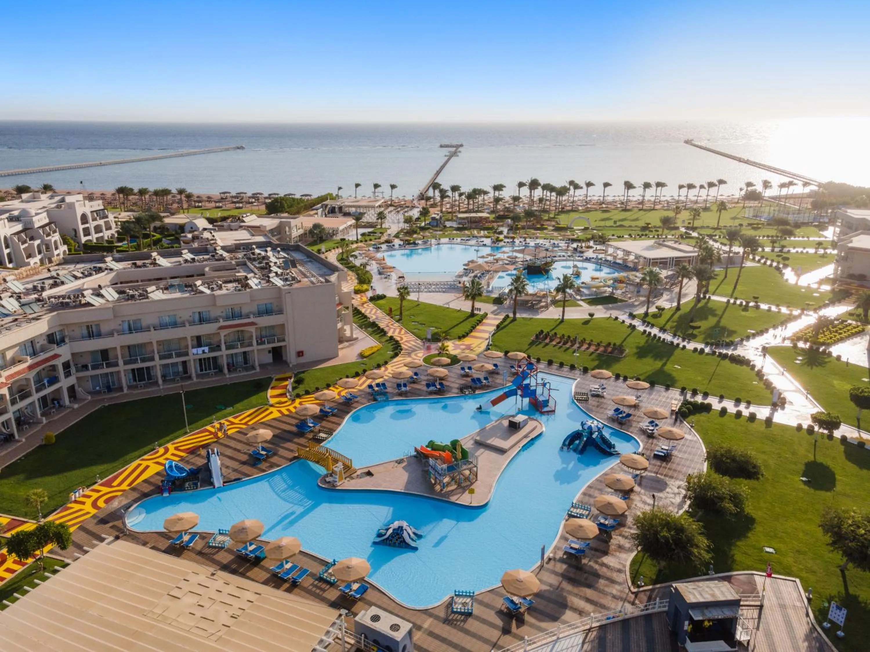 Bird's eye view in Pickalbatros Royal Moderna Sharm "Aqua Park"- All inclusive