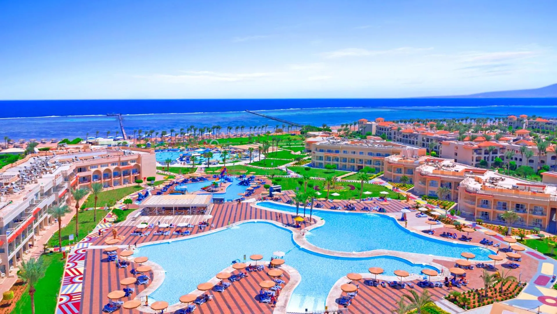 Bird's eye view in Pickalbatros Royal Moderna Sharm "Aqua Park"- All inclusive