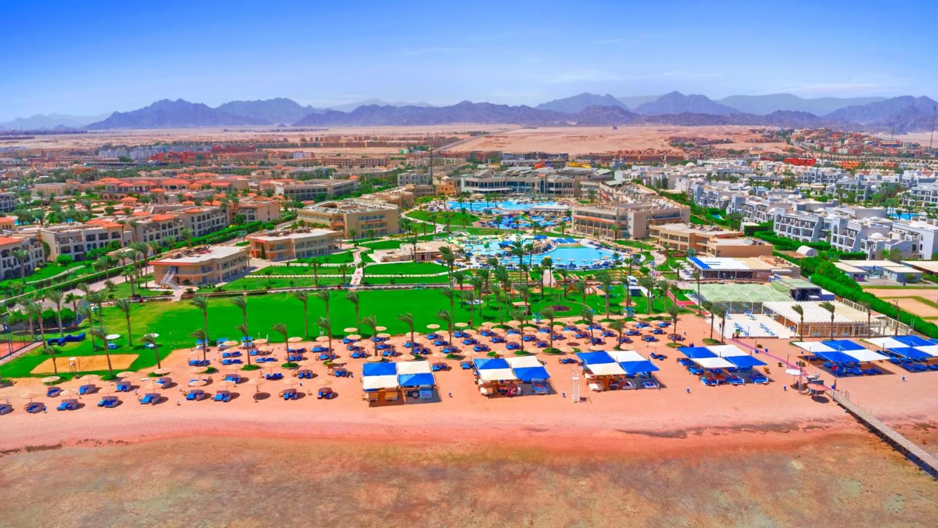Bird's eye view in Pickalbatros Royal Moderna Sharm "Aqua Park"- All inclusive