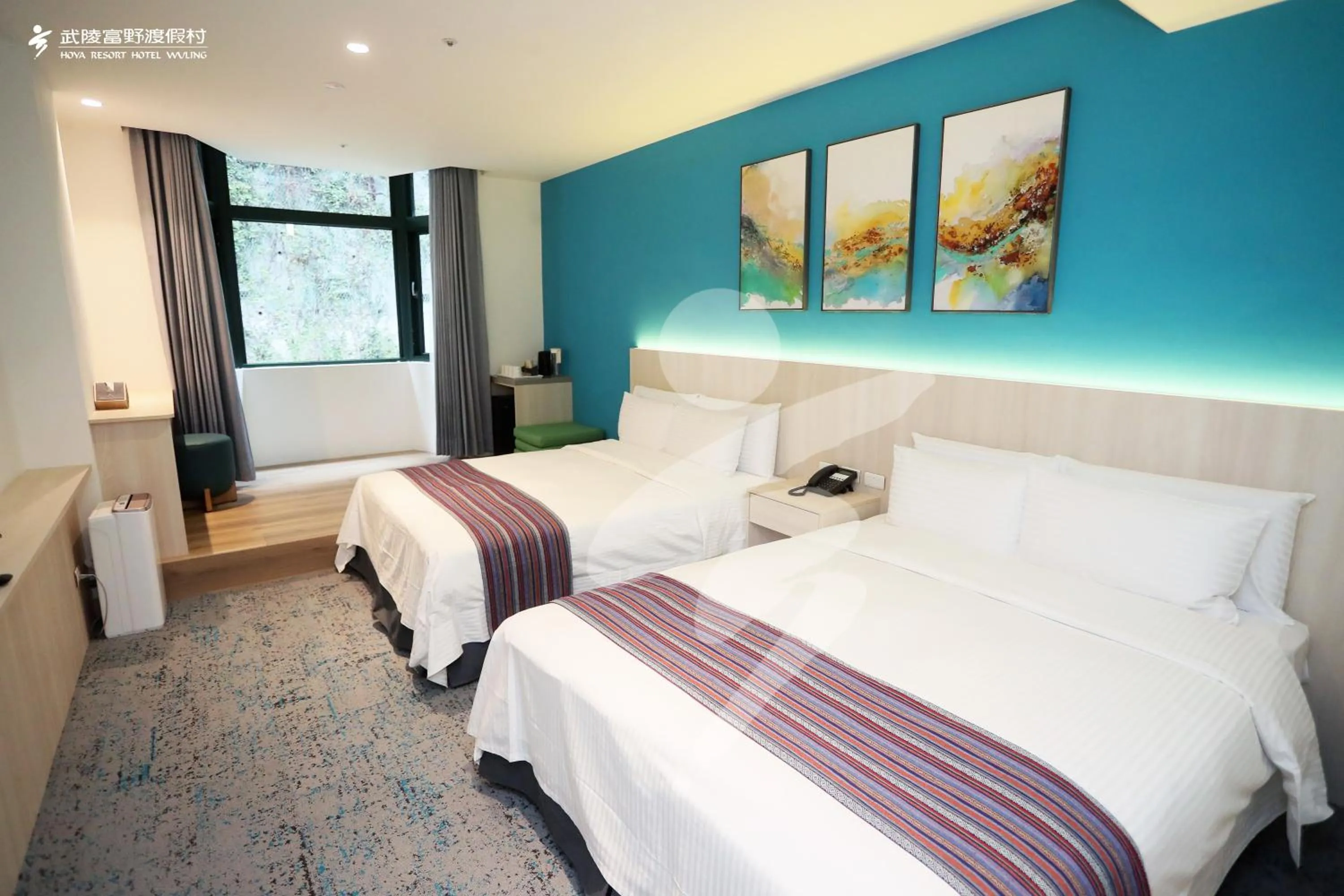 Photo of the whole room, Bed in Hoya Resort, Wuling