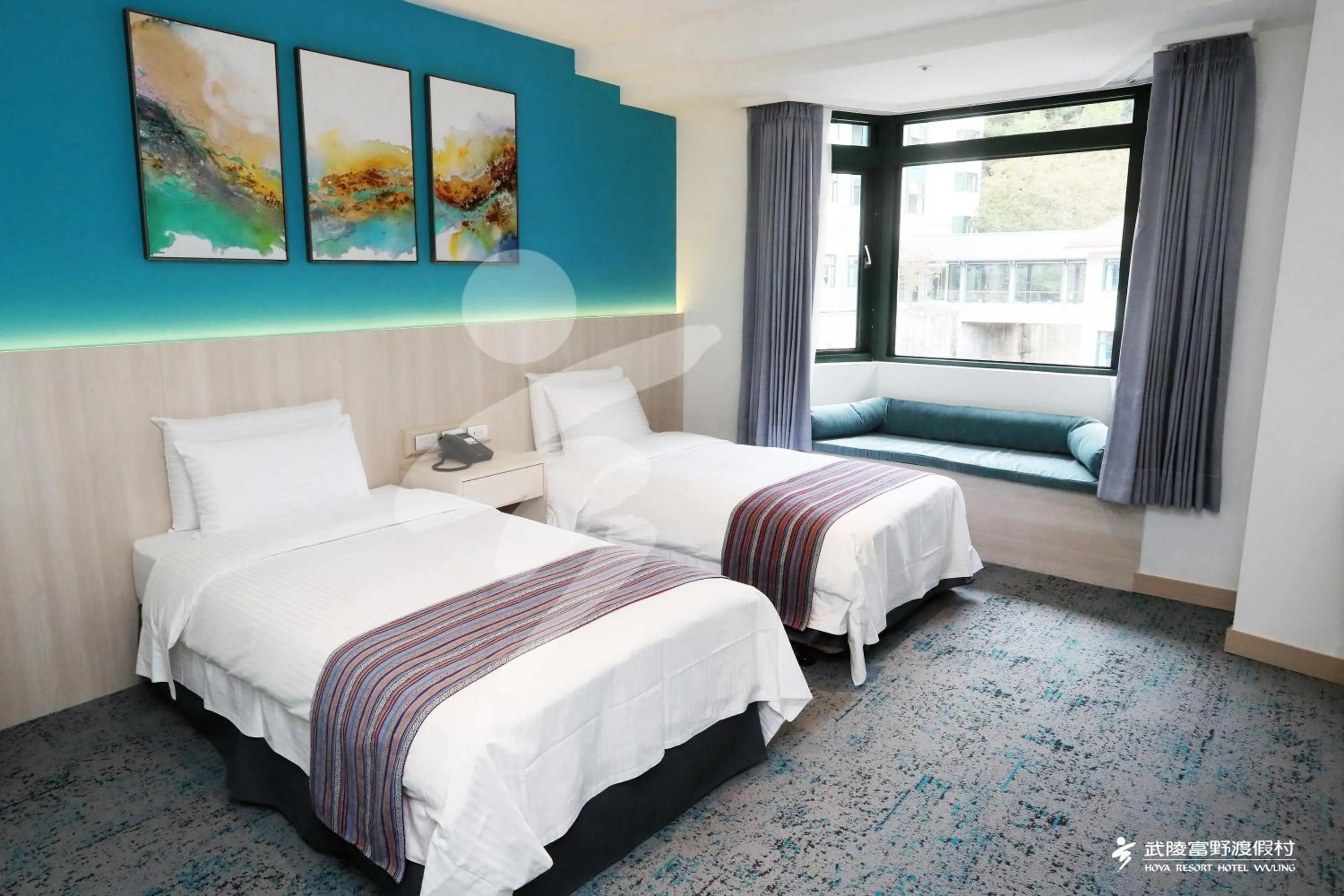 Photo of the whole room, Bed in Hoya Resort, Wuling