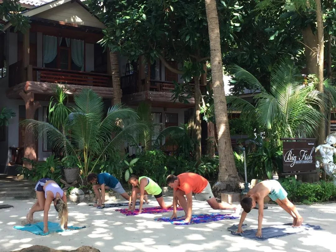 People in Big Fish Resort Koh Tao