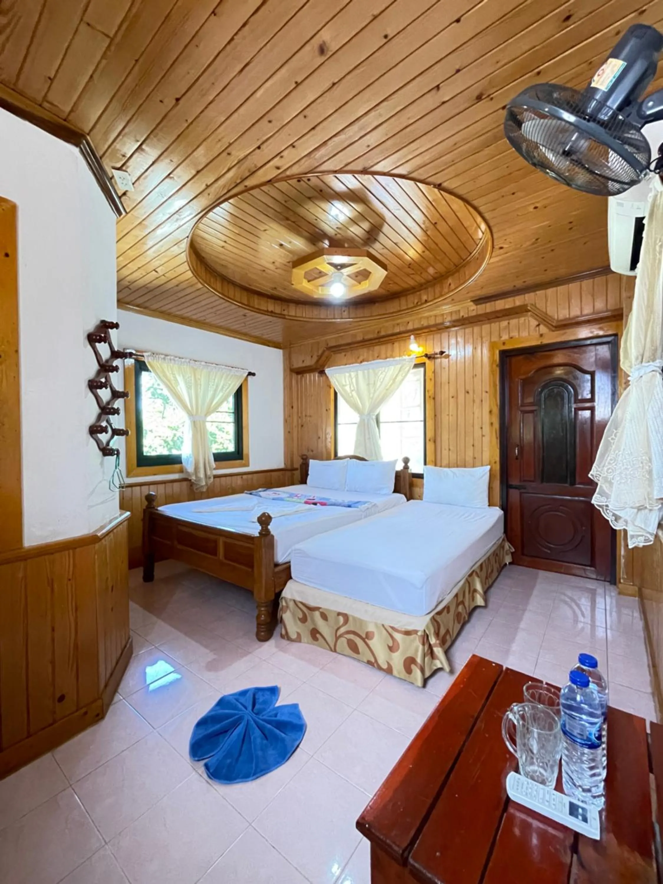 Bed in Big Fish Resort Koh Tao