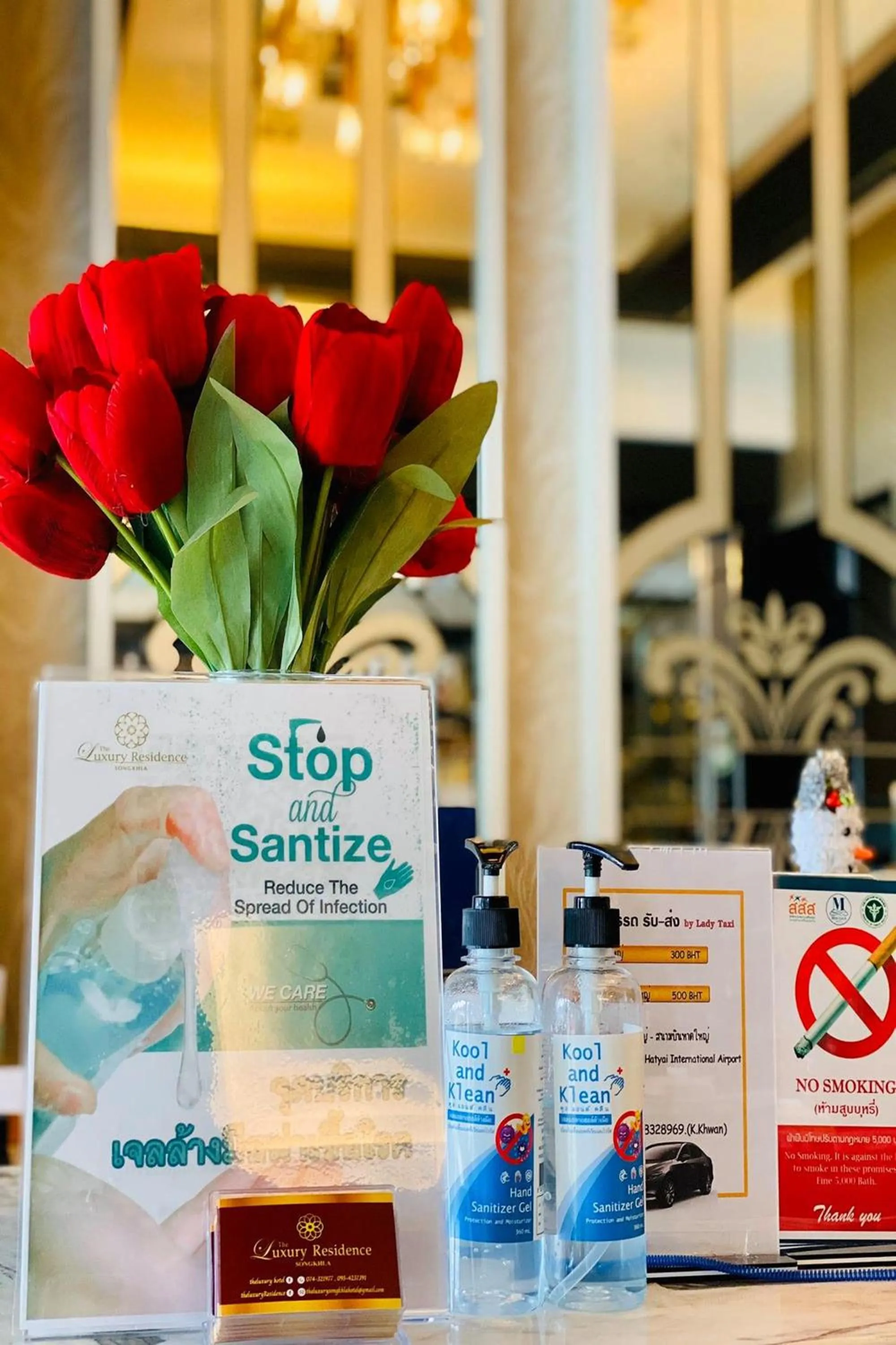 Lobby or reception in The Luxury Residence