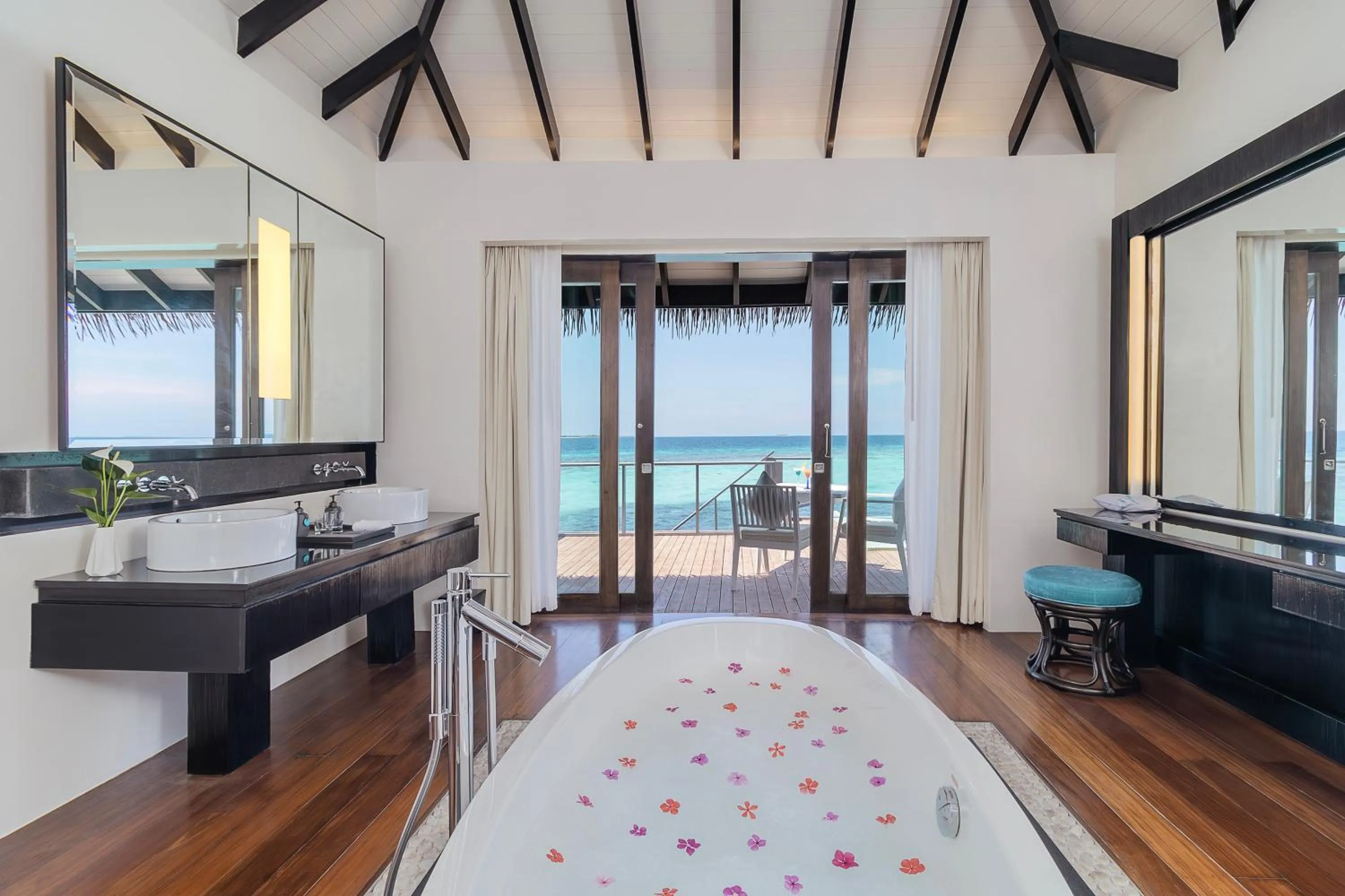 Bathroom, Bed in Noku Maldives, Vignette Collection by IHG