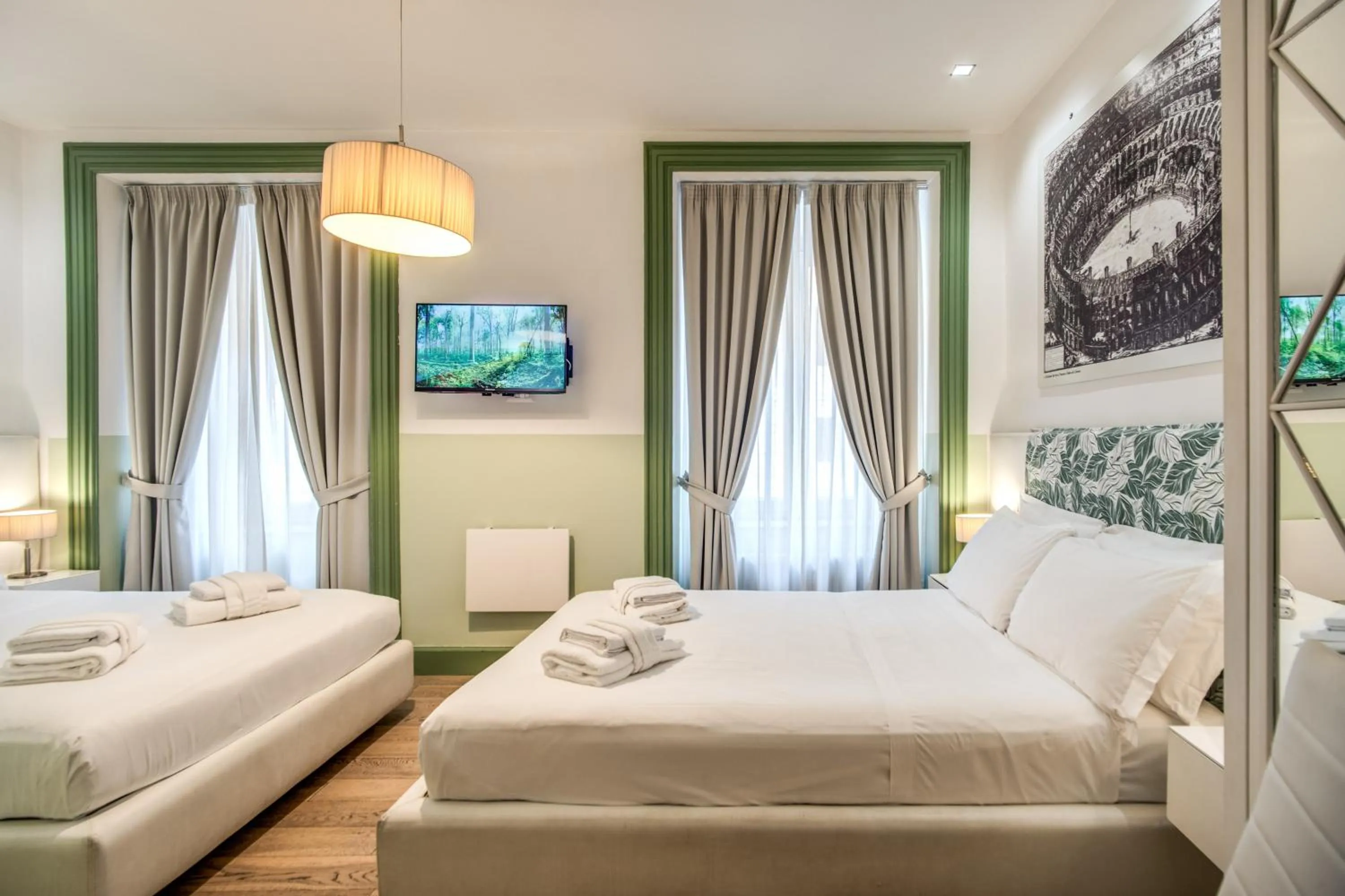 Bedroom, Bed in A Peace Of Rome B&B