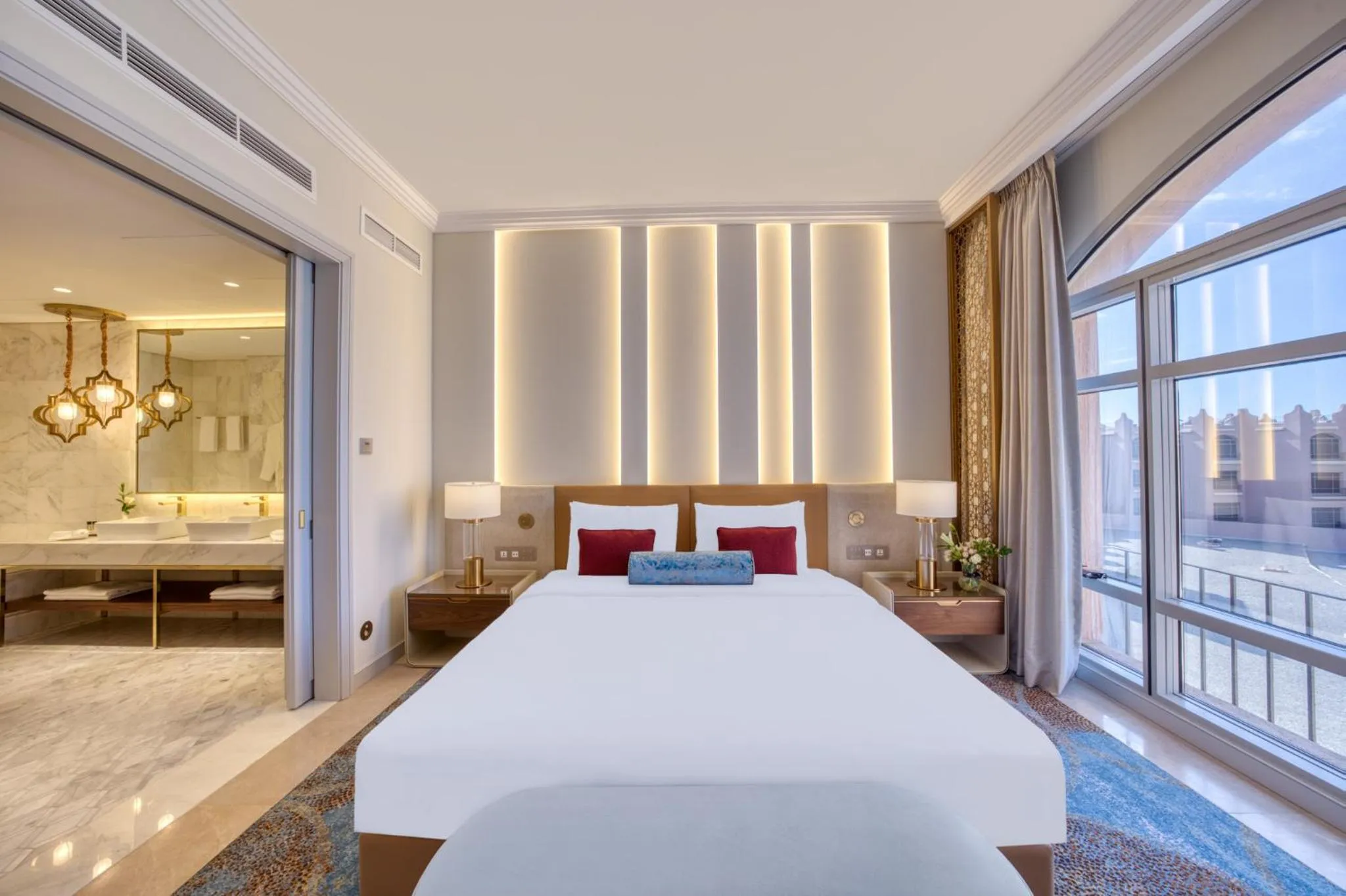 Bed in Kempinski Hotel & Resort Sariya Yanbu Red Sea