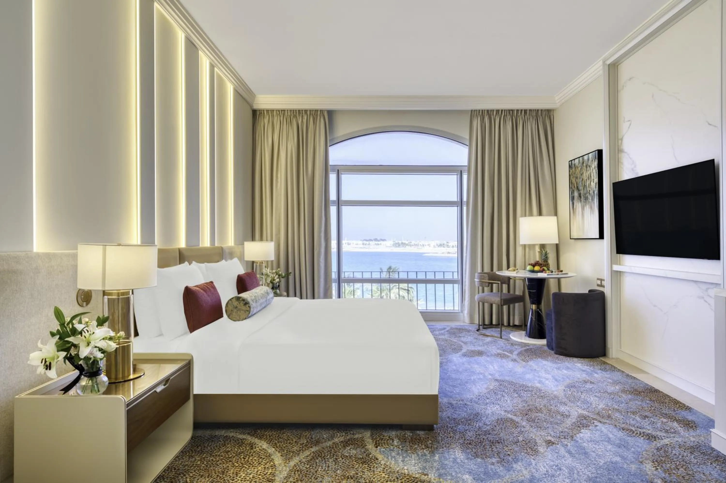 Bed in Kempinski Hotel & Resort Sariya Yanbu Red Sea