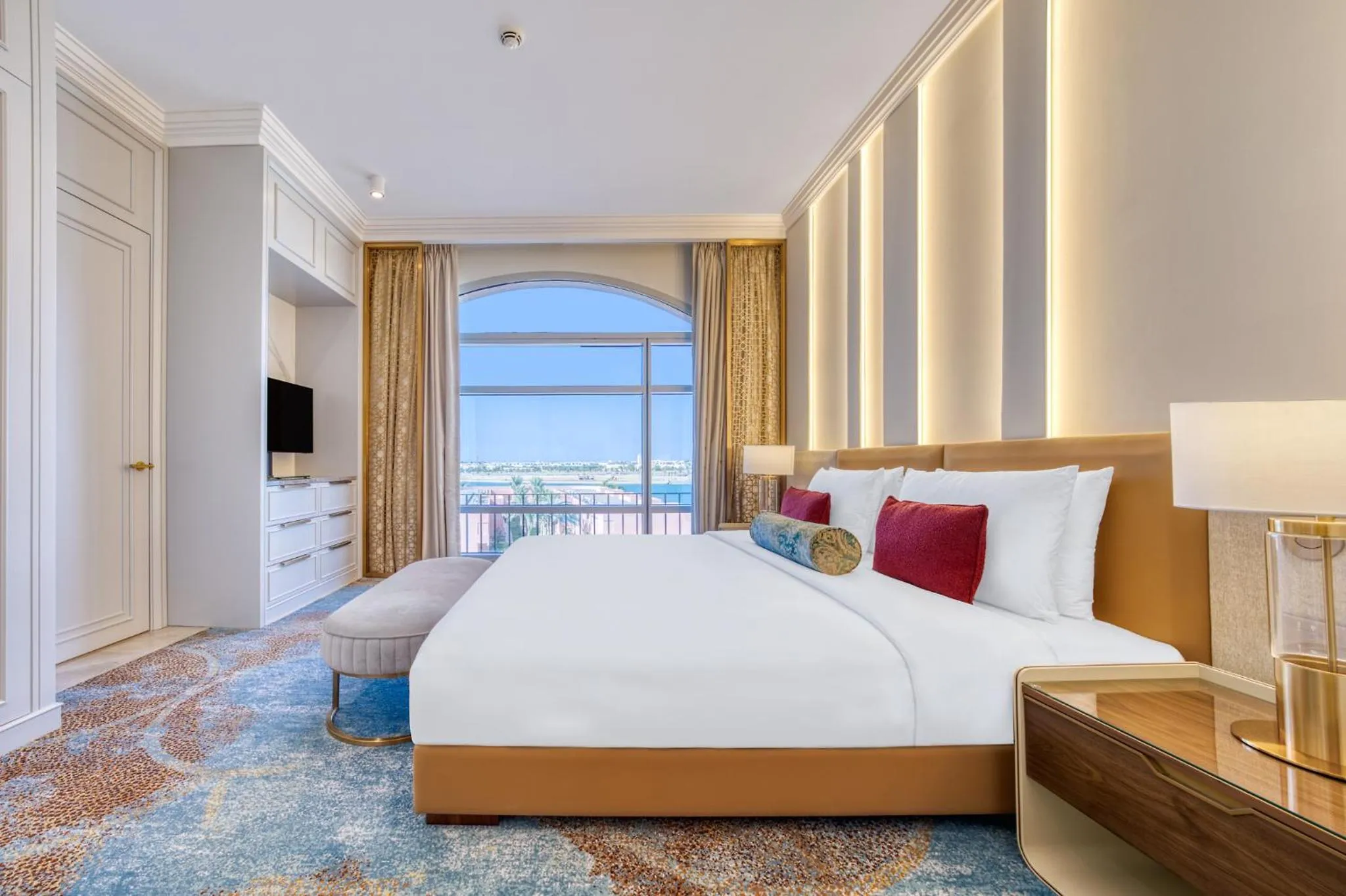 Bed in Kempinski Hotel & Resort Sariya Yanbu Red Sea