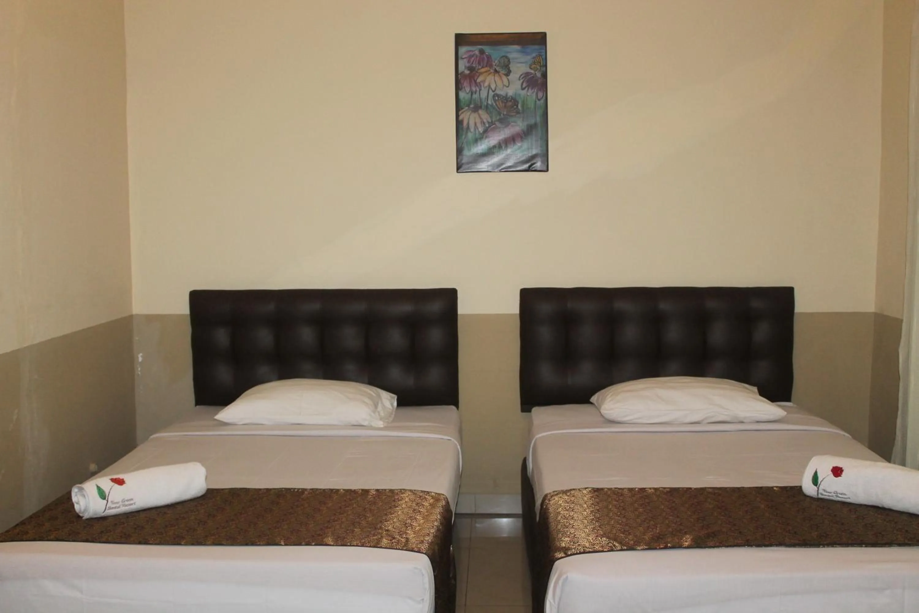 Bed in New Green Sentul Resort