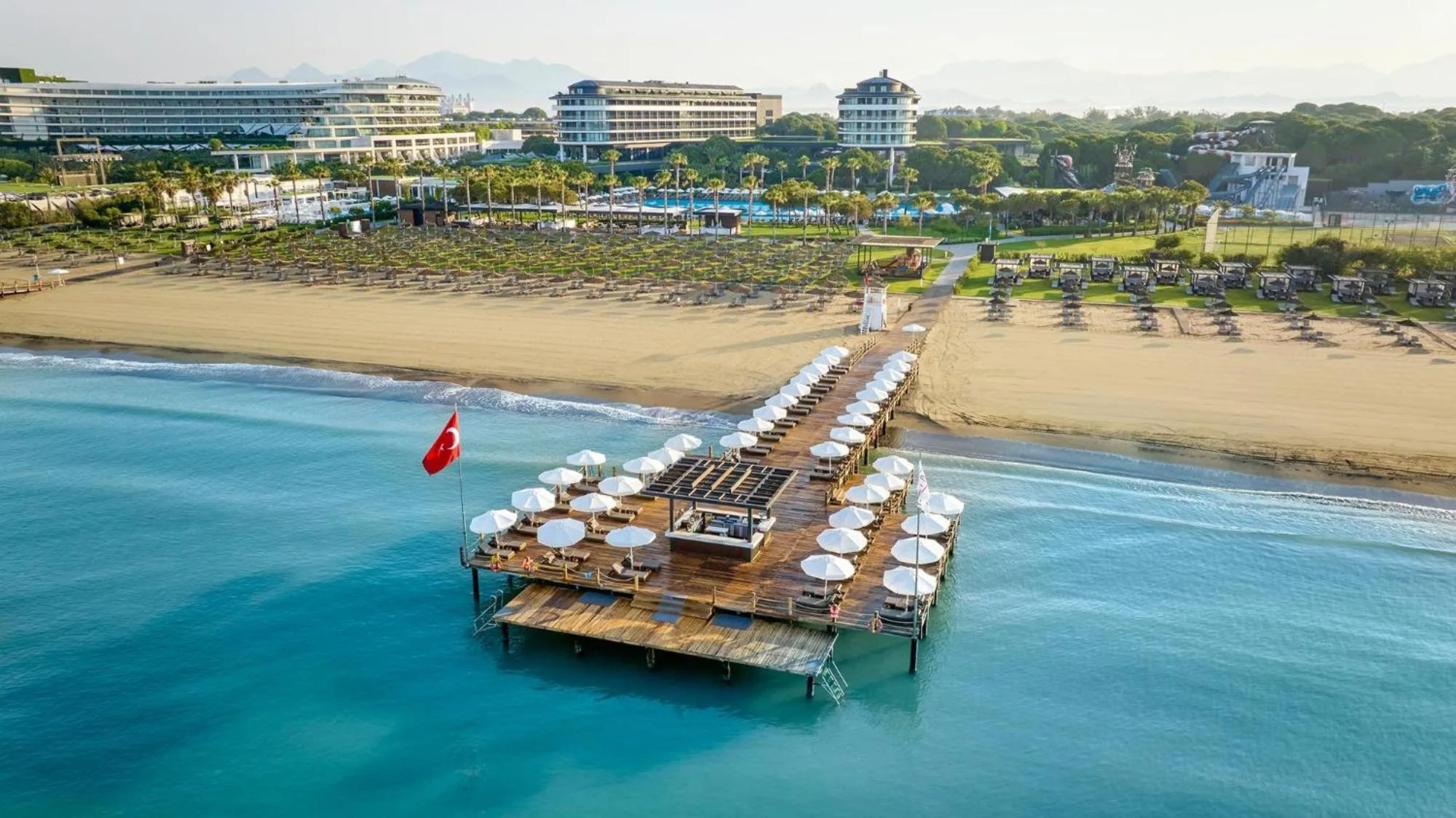 Beach in Voyage Belek Golf & Spa Hotel