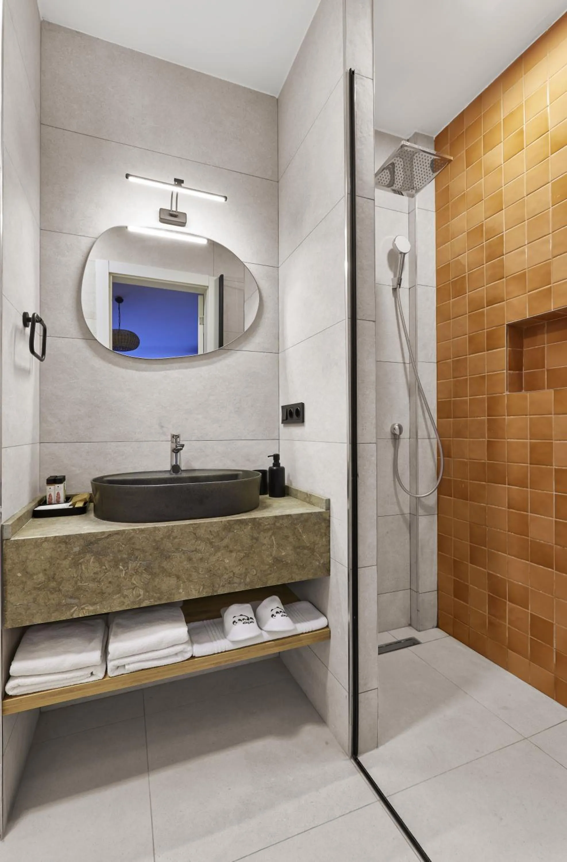 Toilet in Panda Alacati Hotel