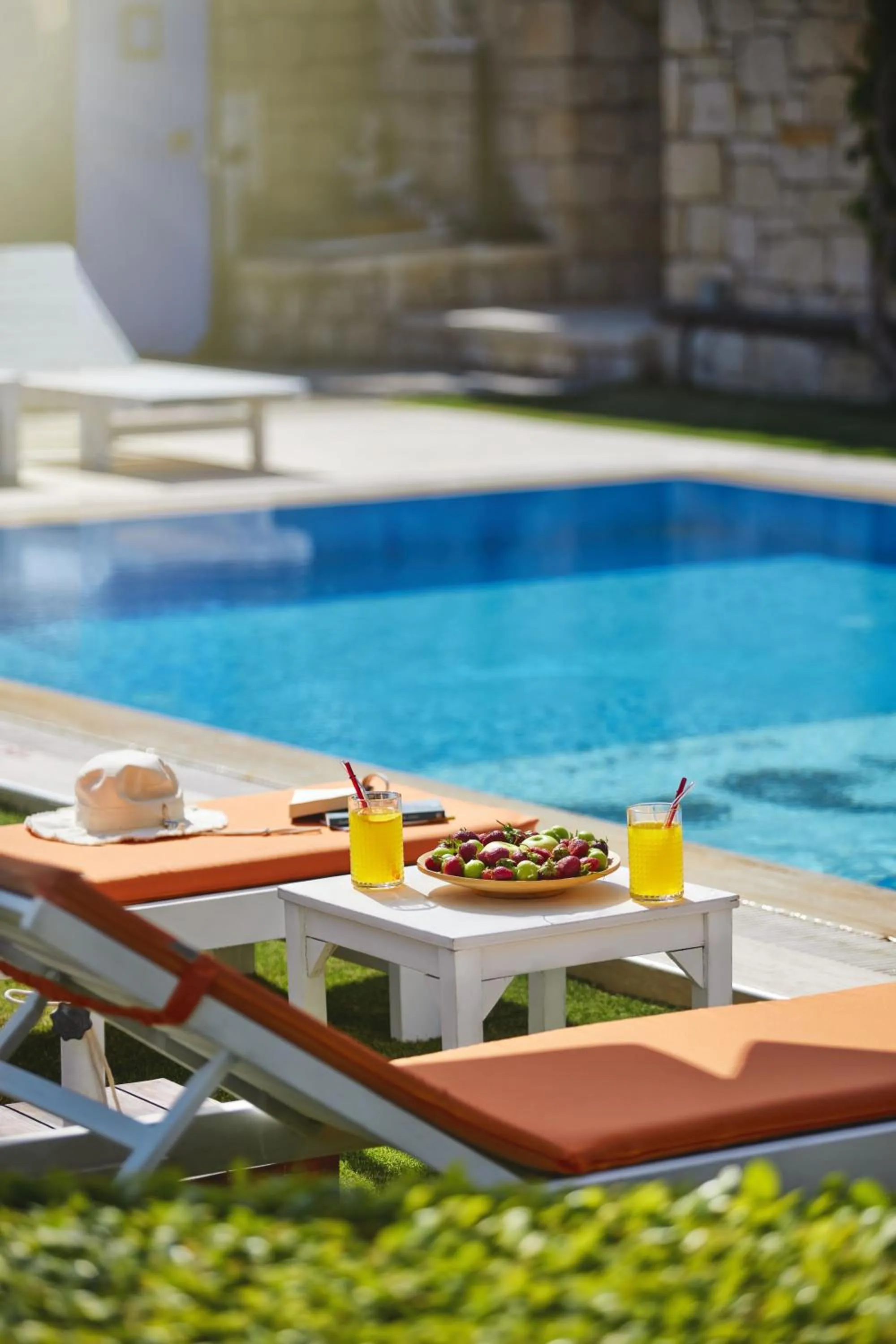 Pool view in Panda Alacati Hotel