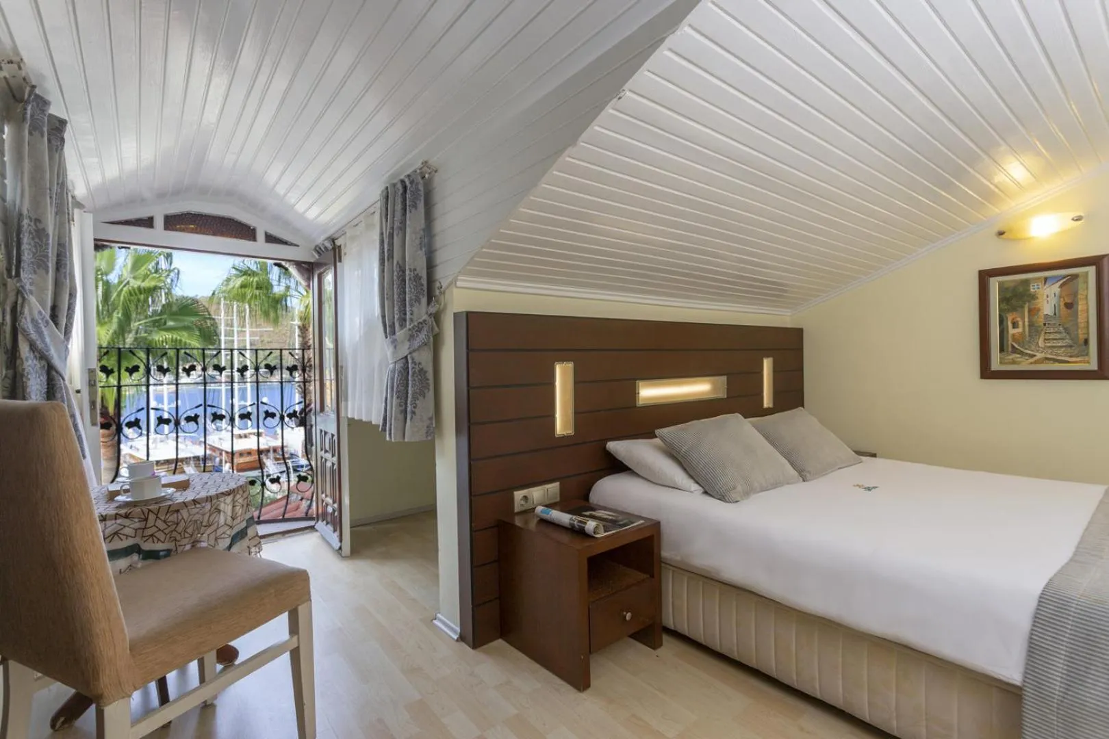 Bed in Hotel Villa Daffodil