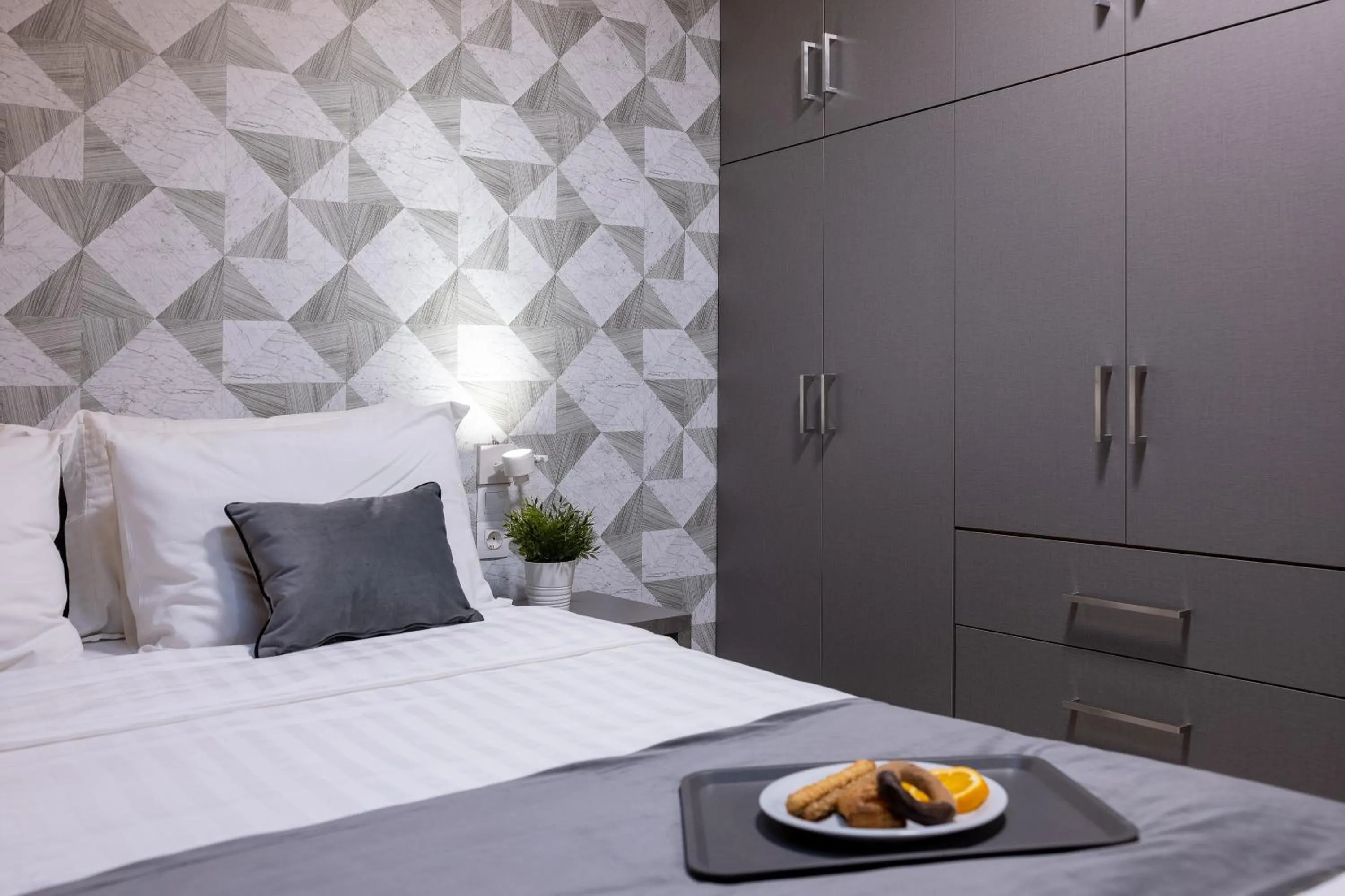 Bed in Nantin Hotel Ioannina