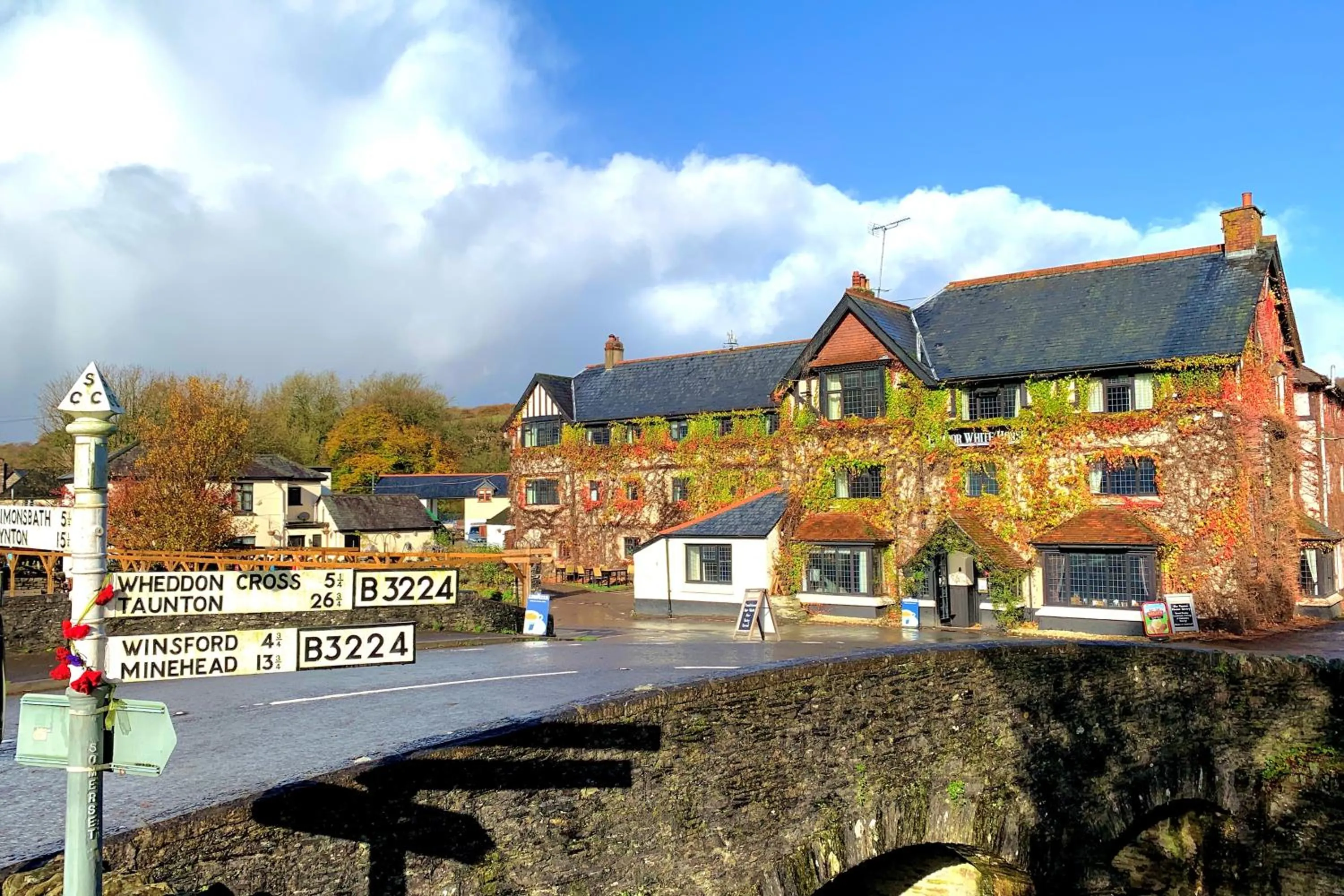 Property building in Exmoor White Horse Inn
