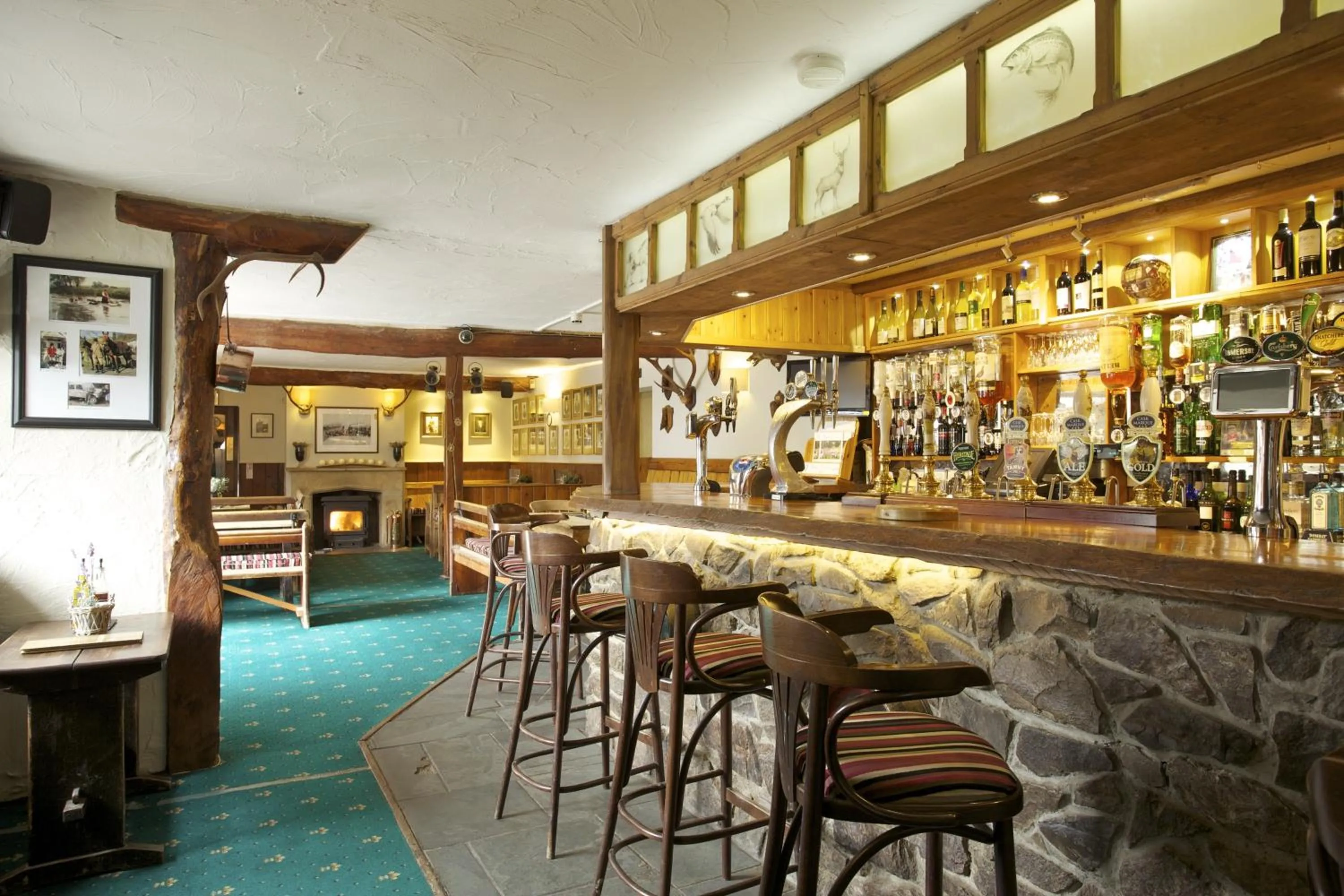 Lounge or bar in Exmoor White Horse Inn