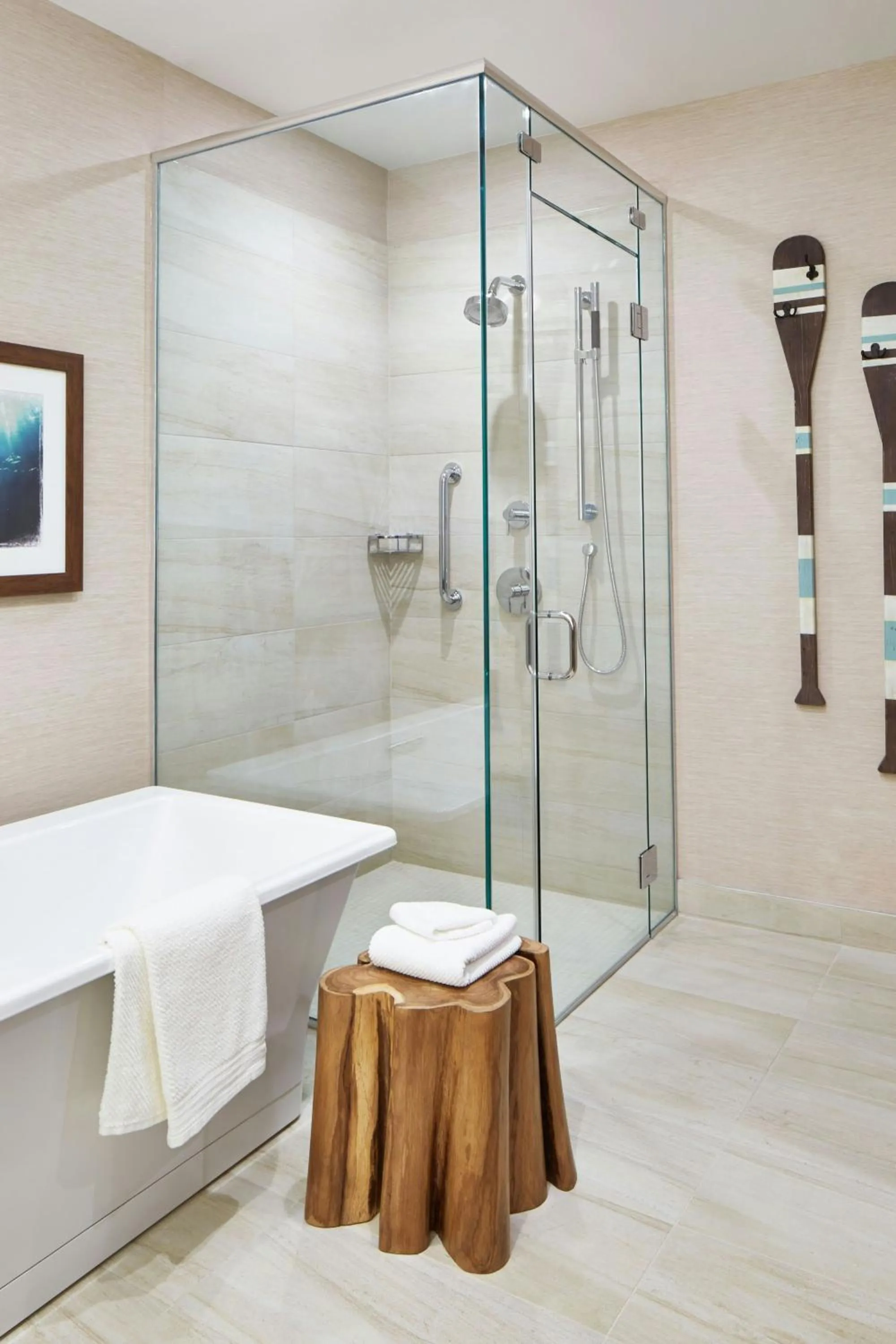 Bathroom in The Del Monte Lodge Renaissance Rochester Hotel & Spa