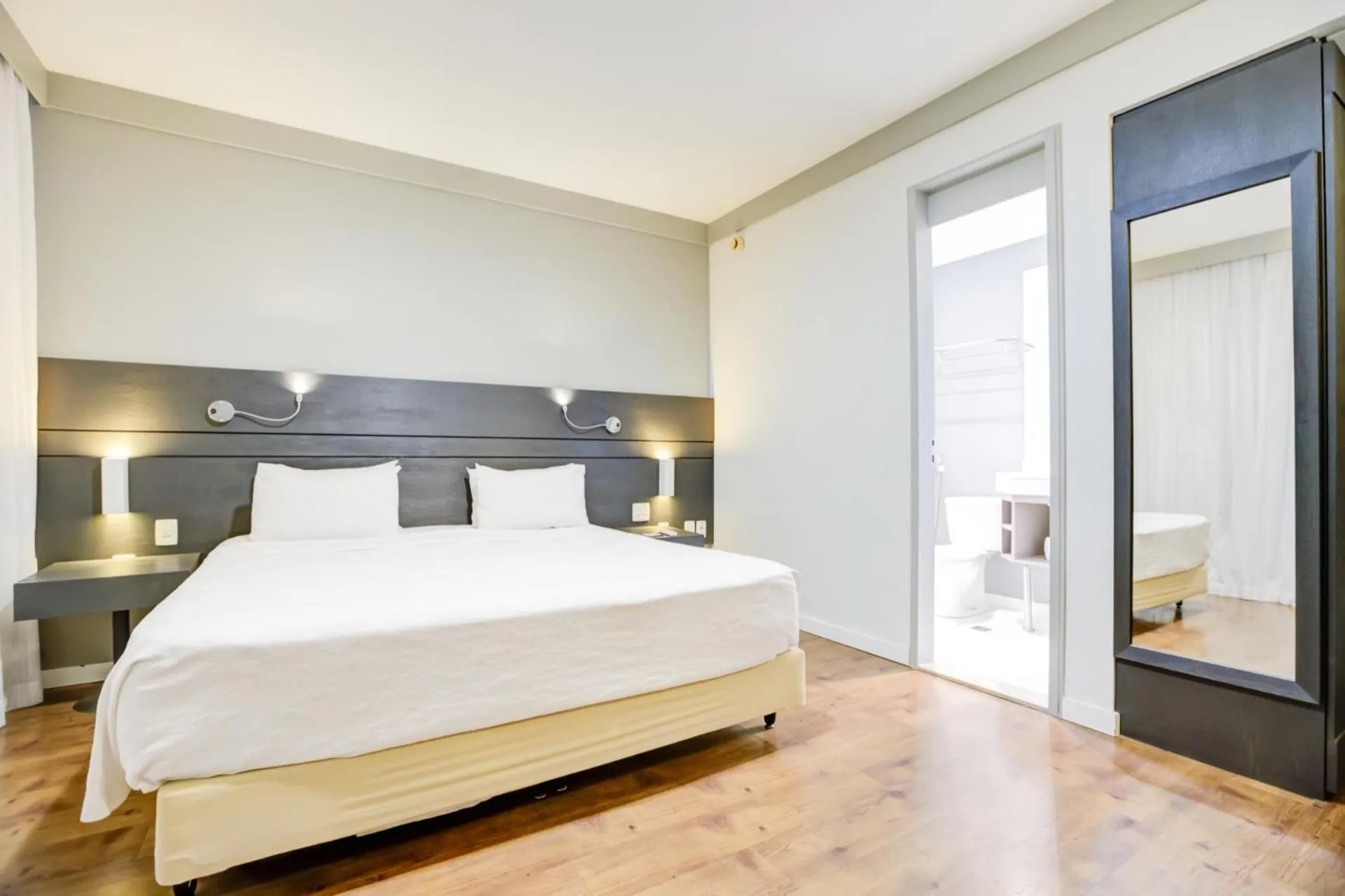 Bedroom, Bed in Quality Faria Lima