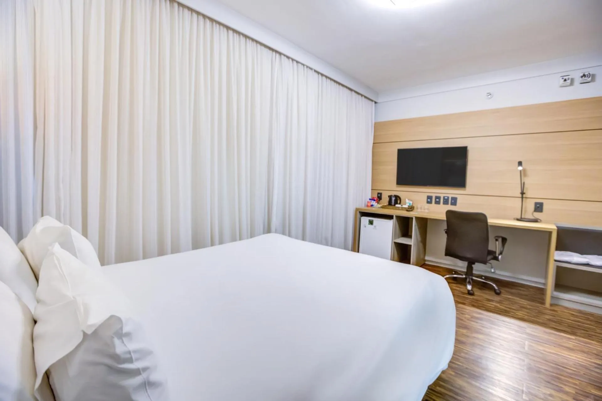 Bedroom, Bed in Quality Faria Lima