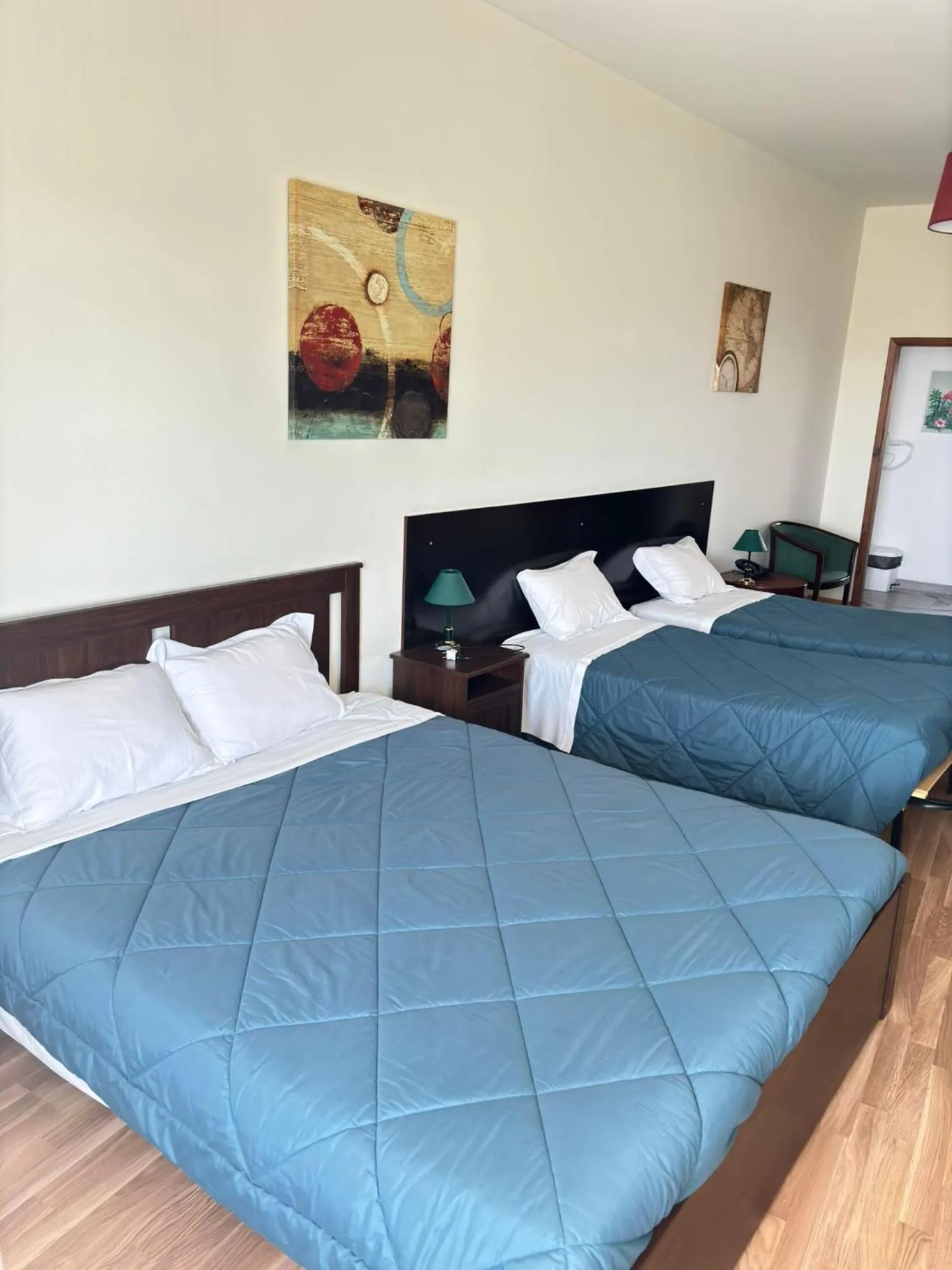 Bed in Hotel Trindade Coelho