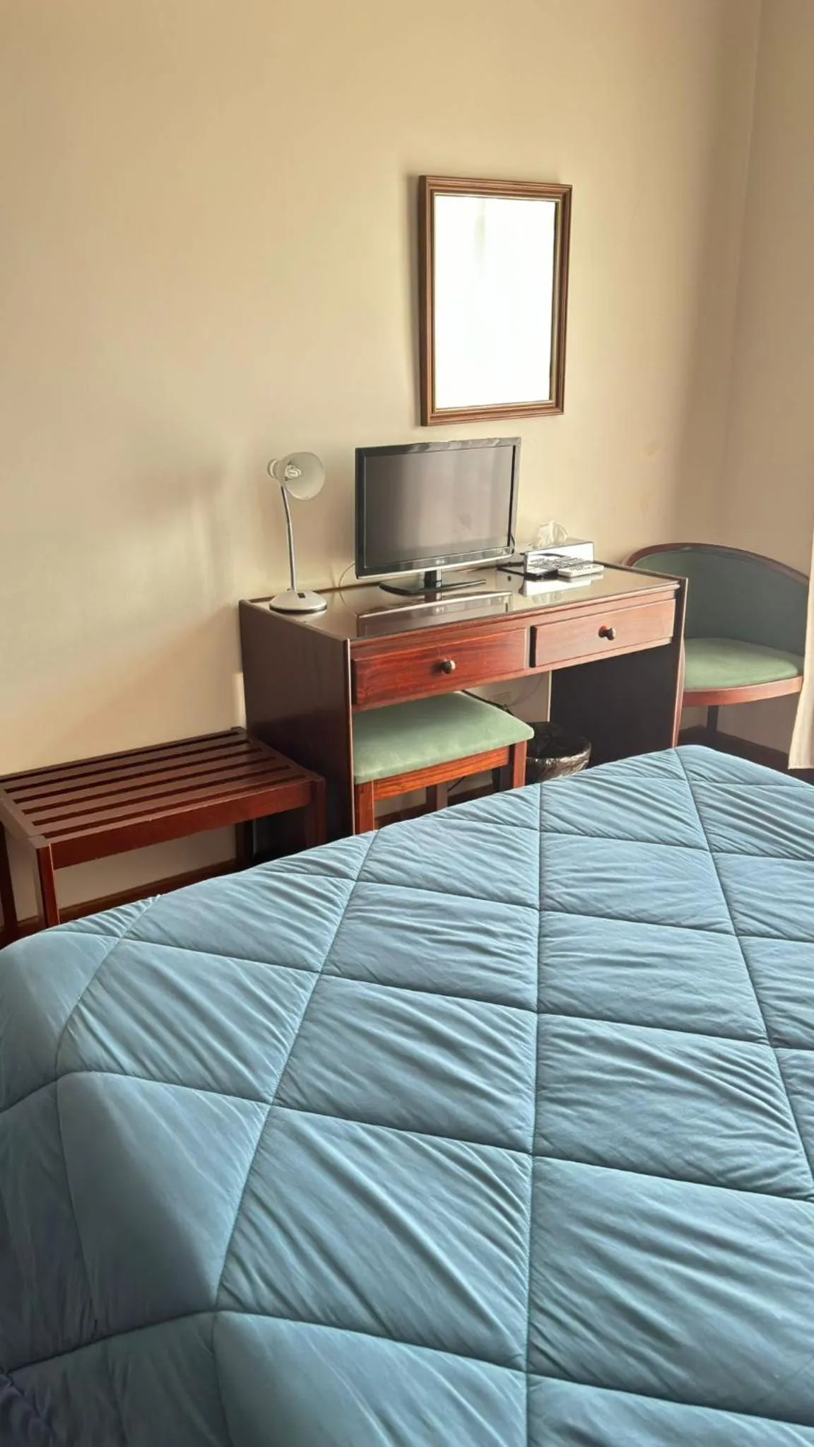 Bed in Hotel Trindade Coelho