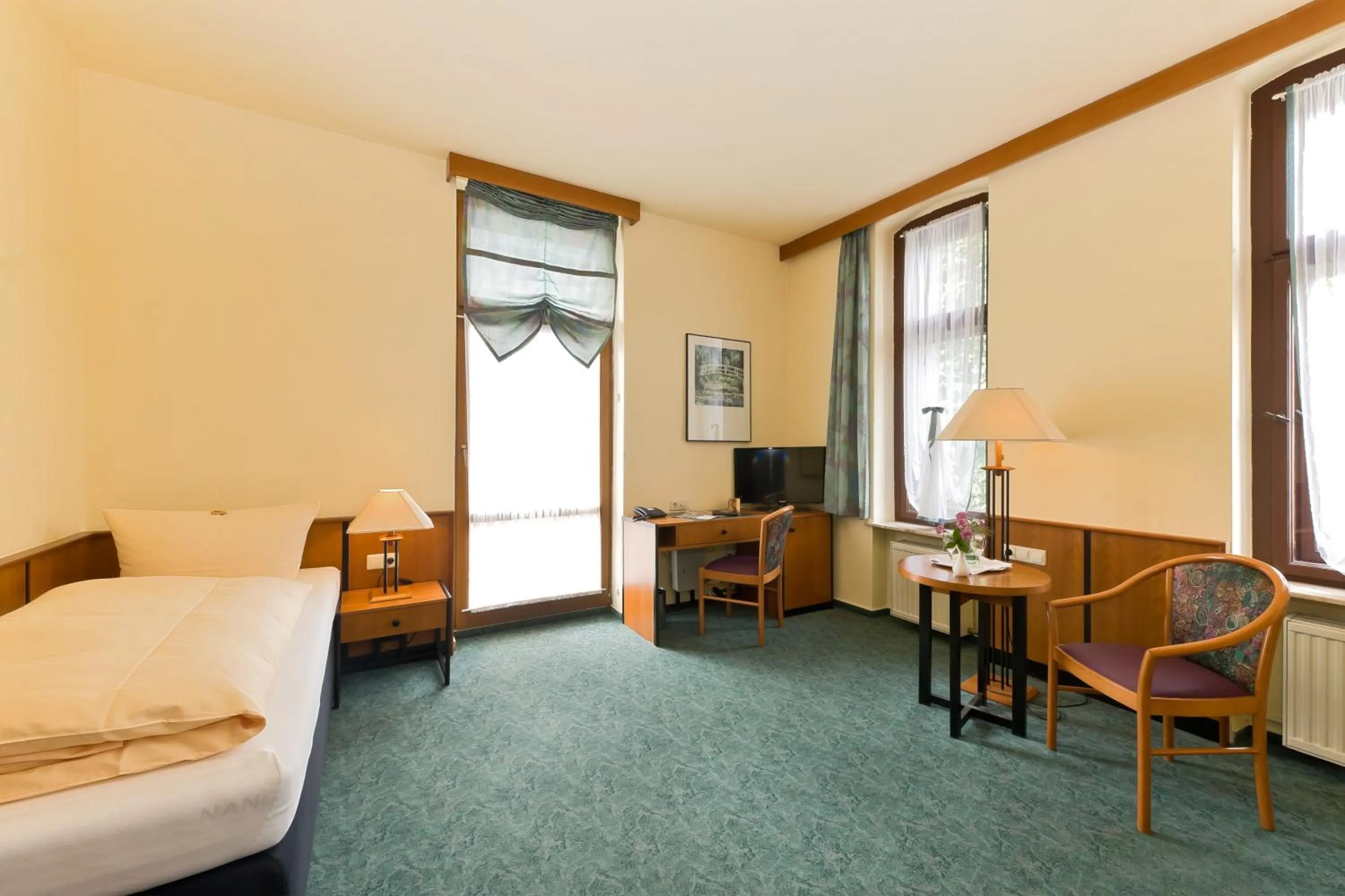 Balcony/Terrace, Bed in Hotel Katharinenhof