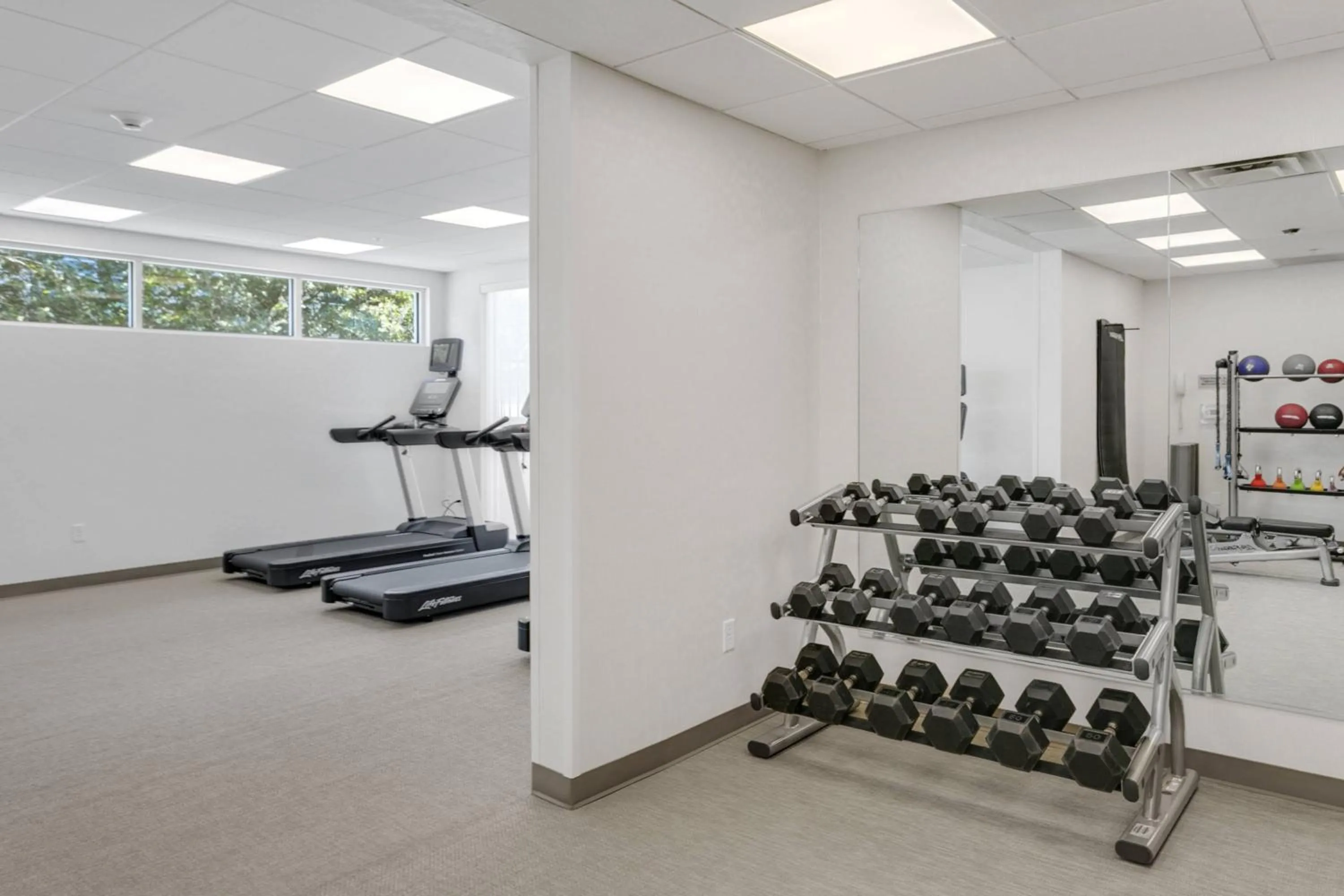 Fitness centre/facilities in SpringHill Suites by Marriott Sacramento Natomas