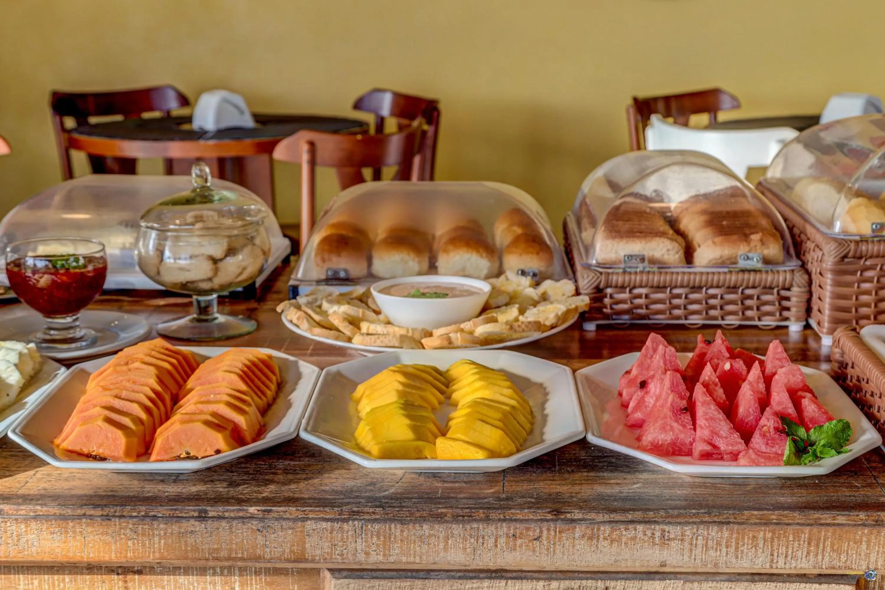 Breakfast in Pousada Praia Bela