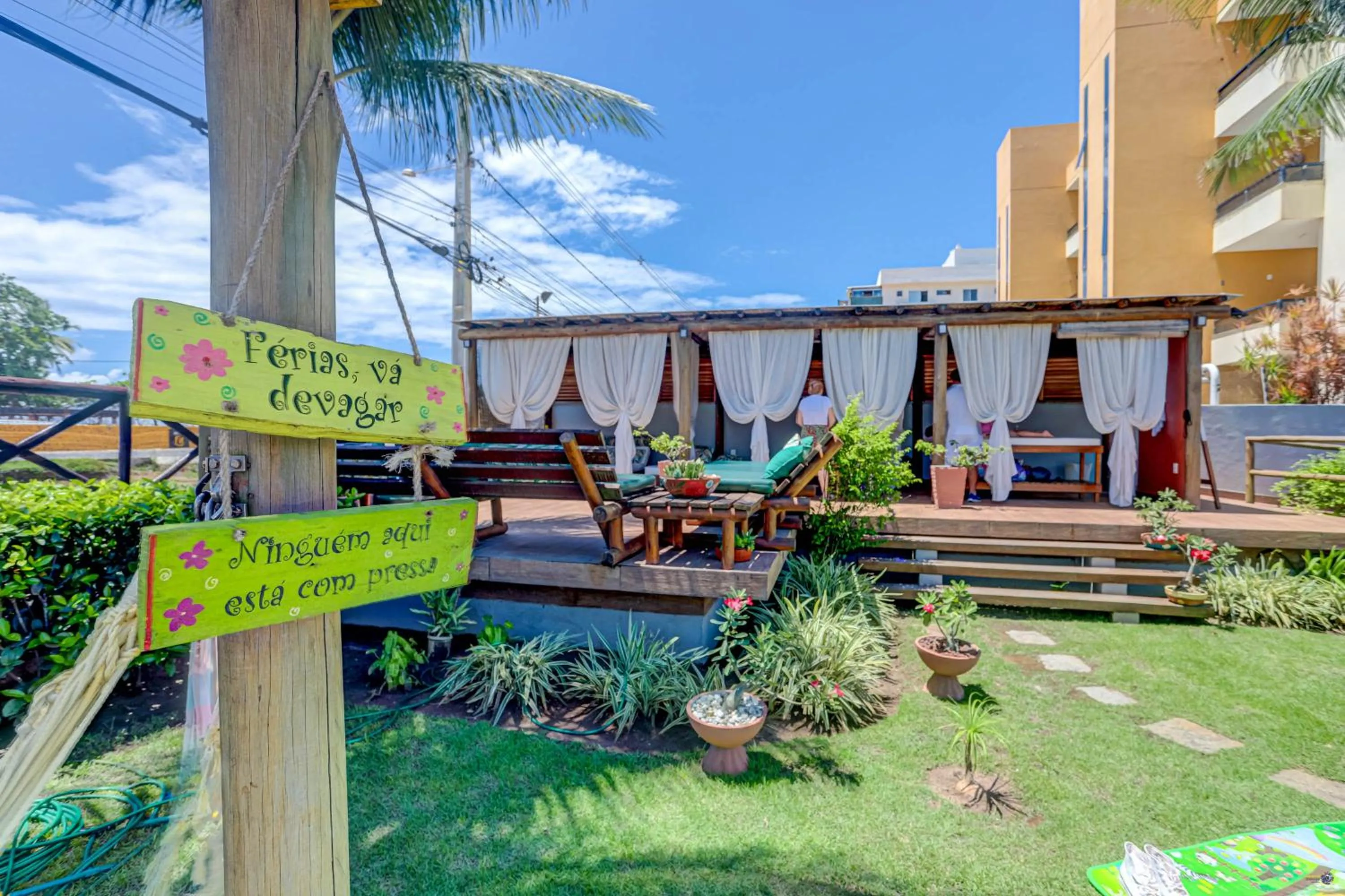 Garden in Pousada Praia Bela