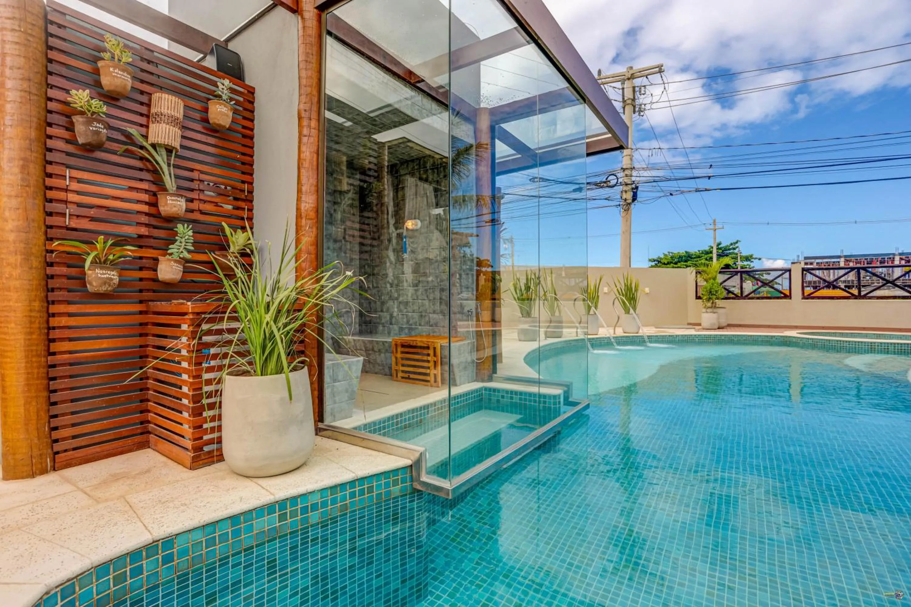 Sauna in Pousada Praia Bela