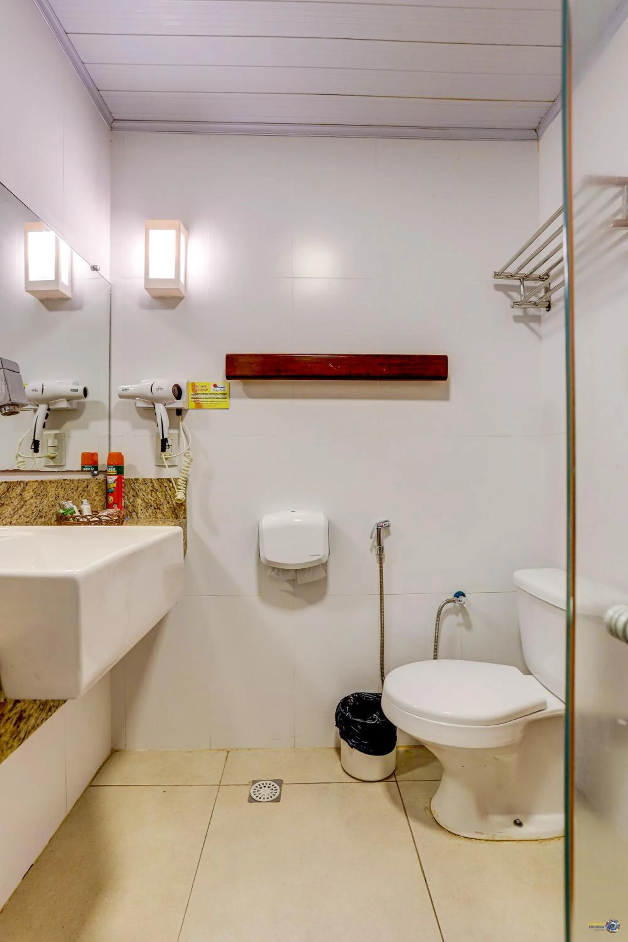 Toilet in Pousada Praia Bela