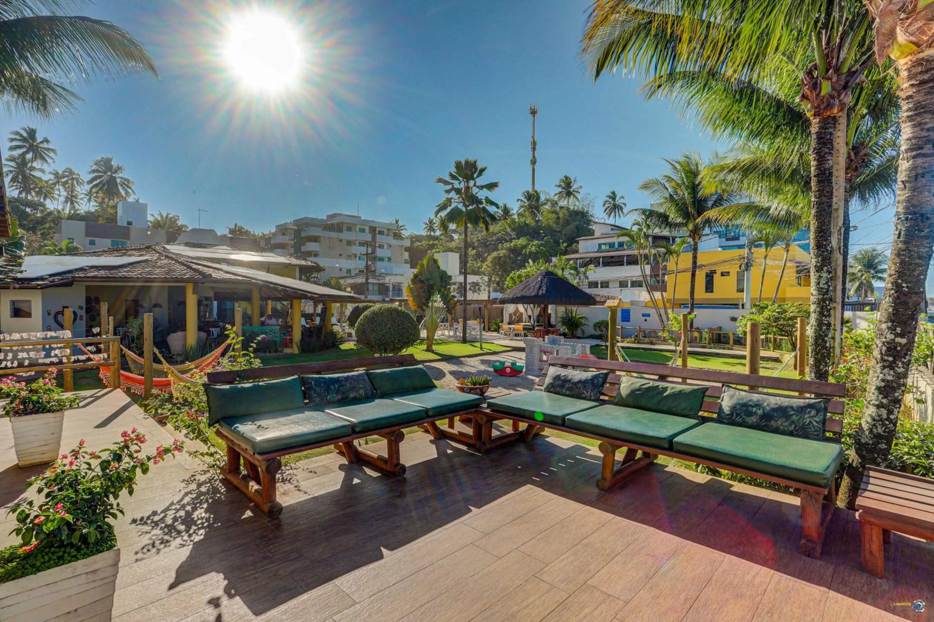 Garden in Pousada Praia Bela