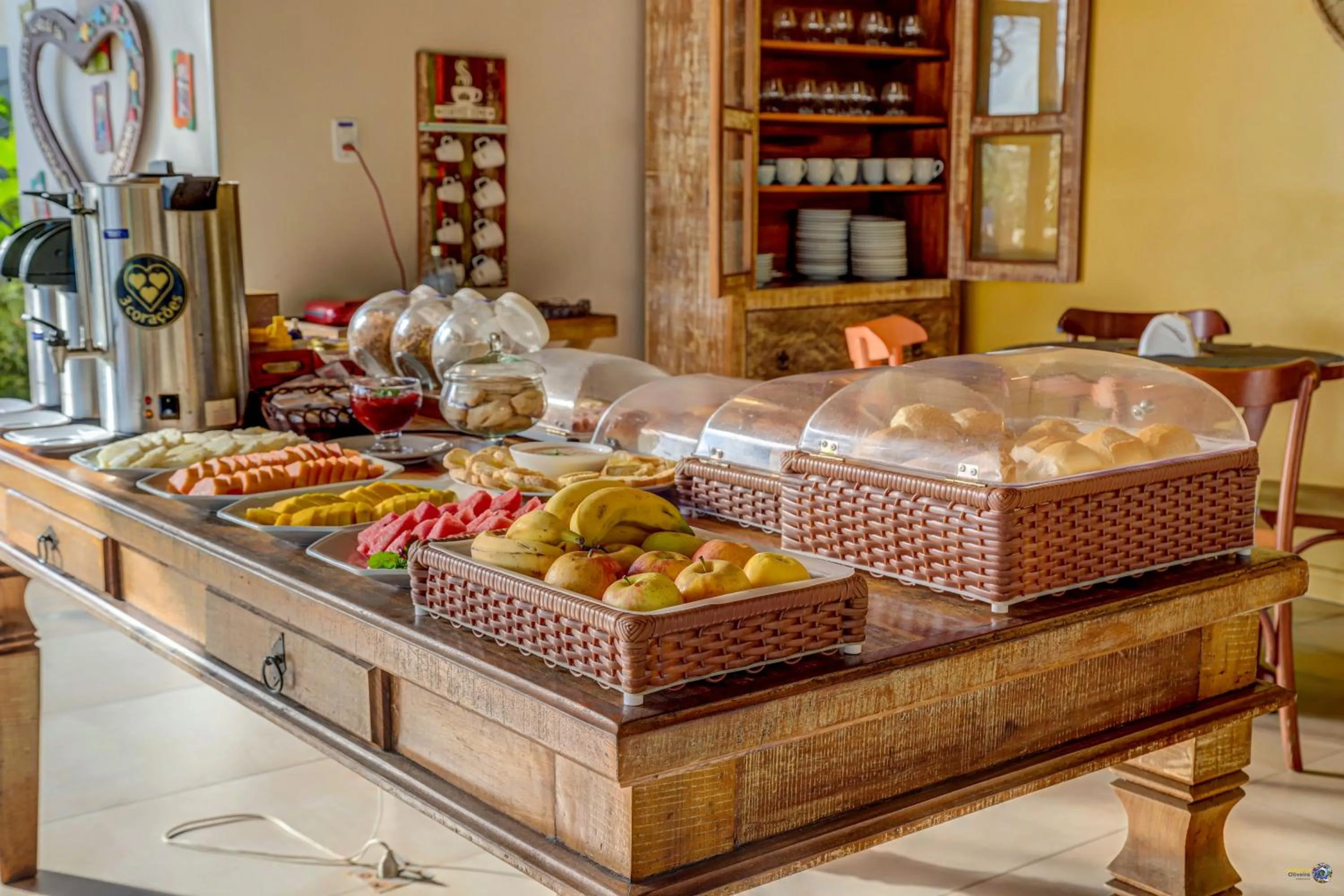 Breakfast in Pousada Praia Bela